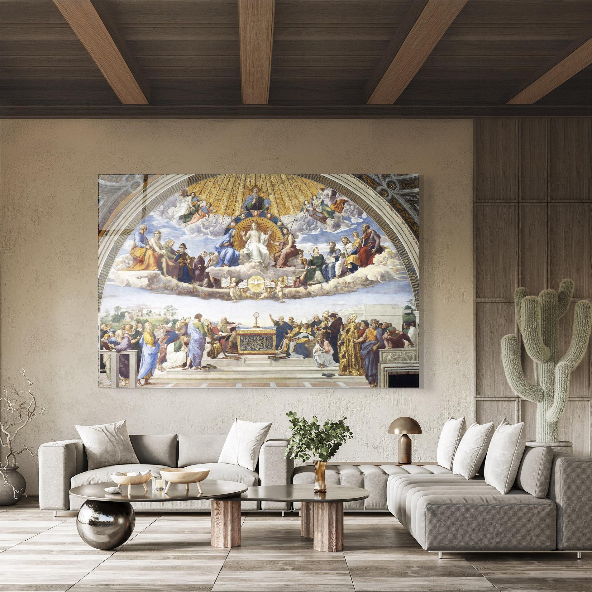 Üvegkép Holy Light mockup 8