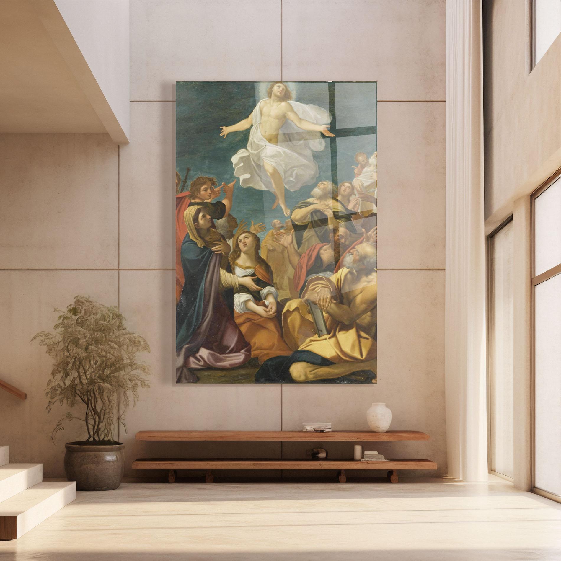 Üvegkép Flying Divine Art mockup 8