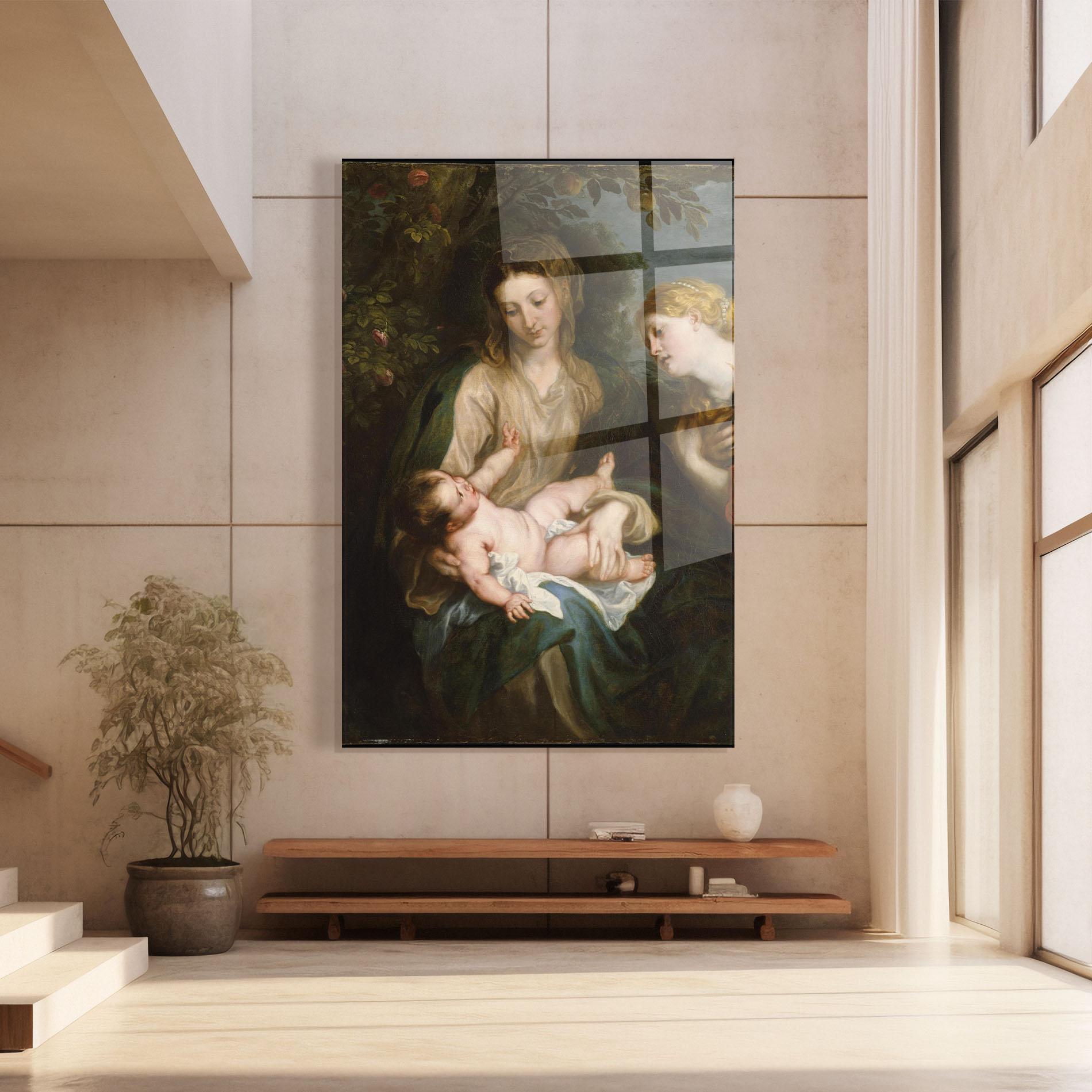 Üvegkép Looking At Baby mockup 8