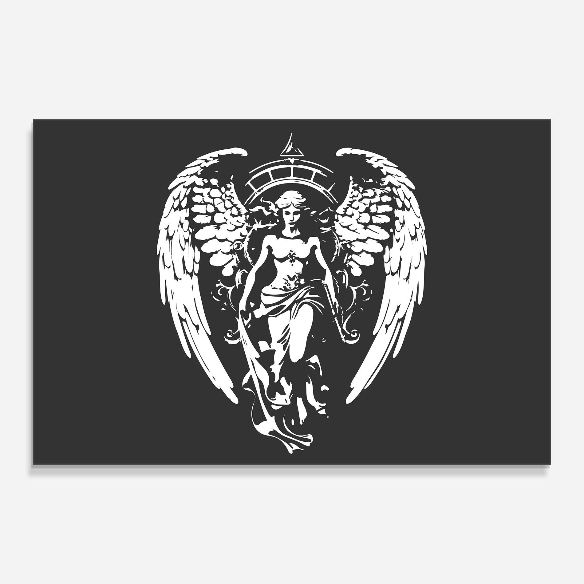 Üvegkép Angel Of Jewels mockup 0