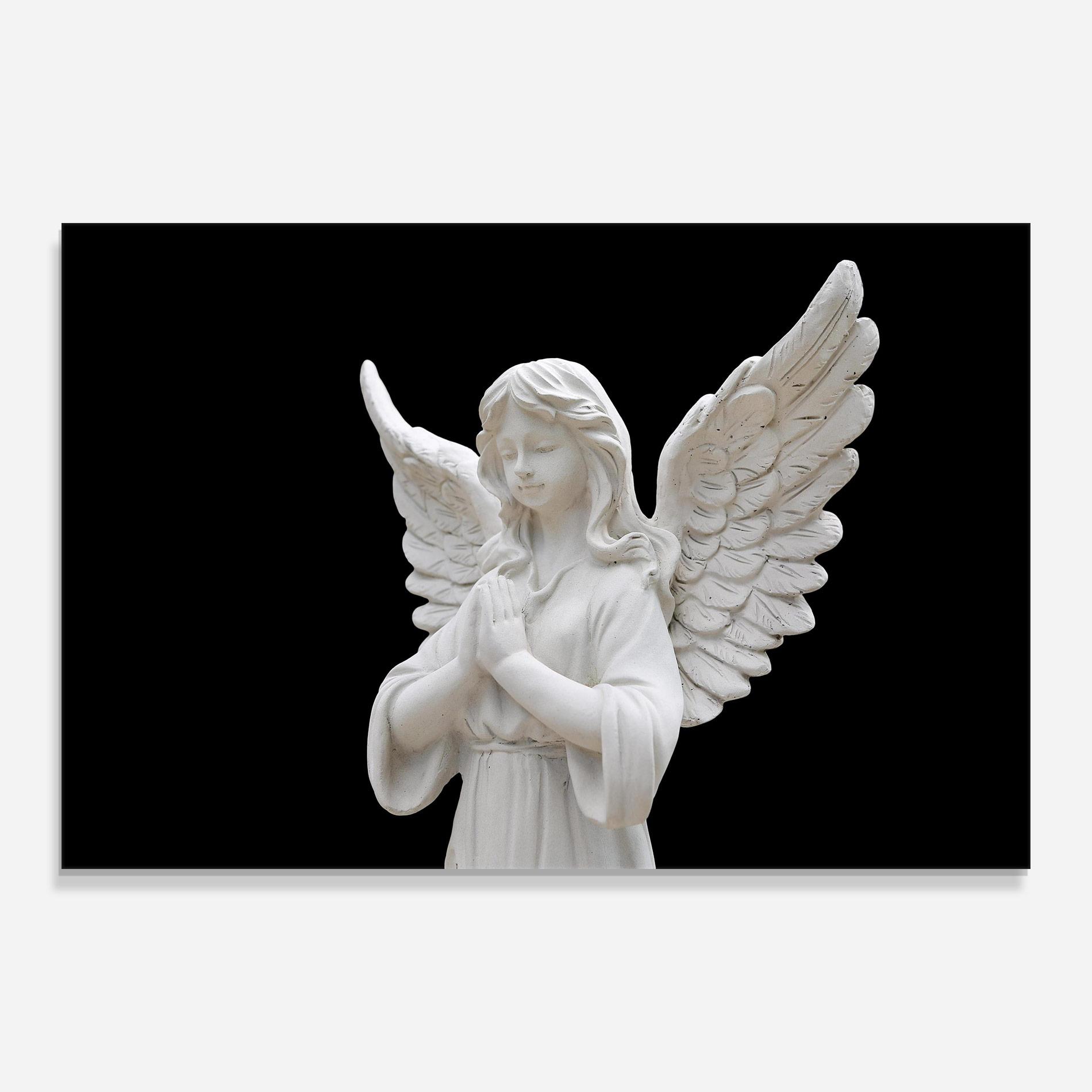 Üvegkép Pretty Angel Statues mockup 0