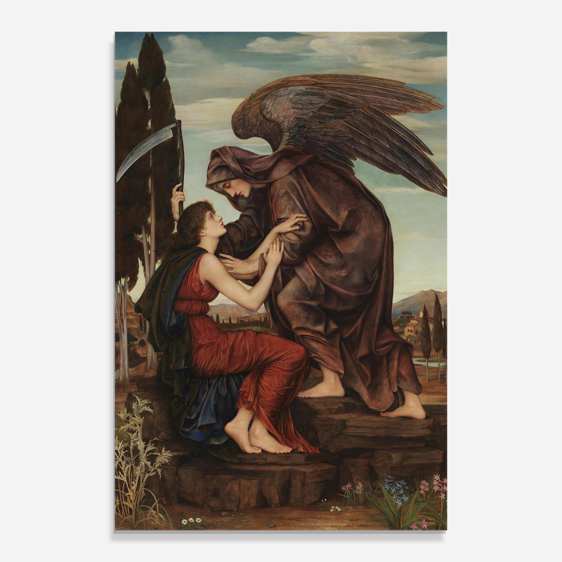 Üvegkép Angel Of Death mockup 0