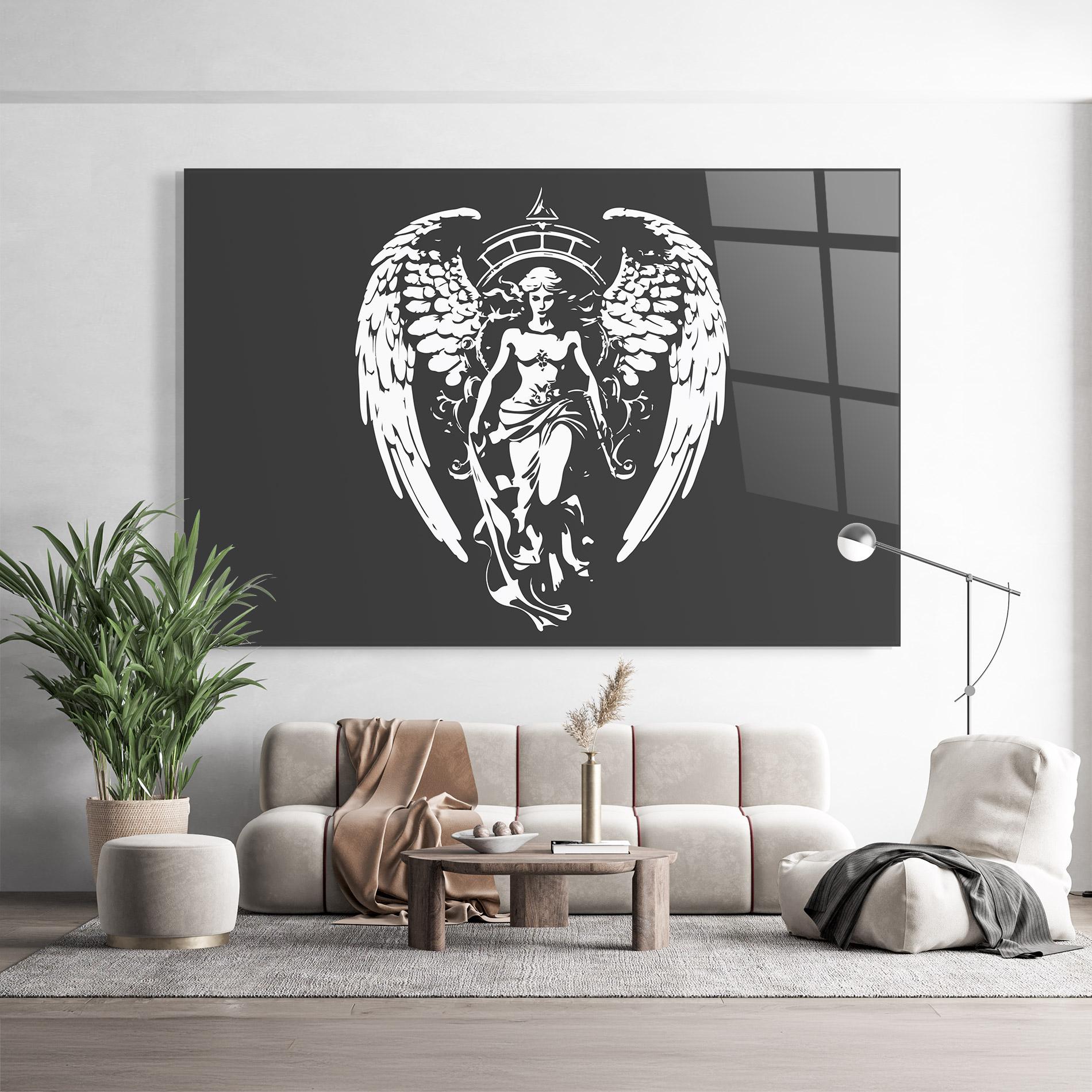 Üvegkép Angel Of Jewels mockup 9