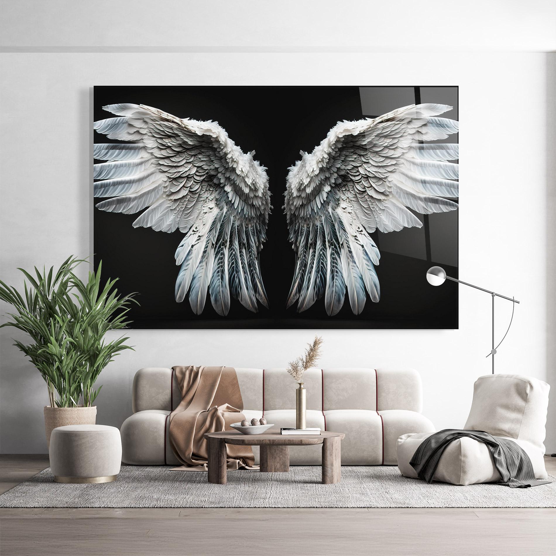 Üvegkép Big Angel Wings mockup 9