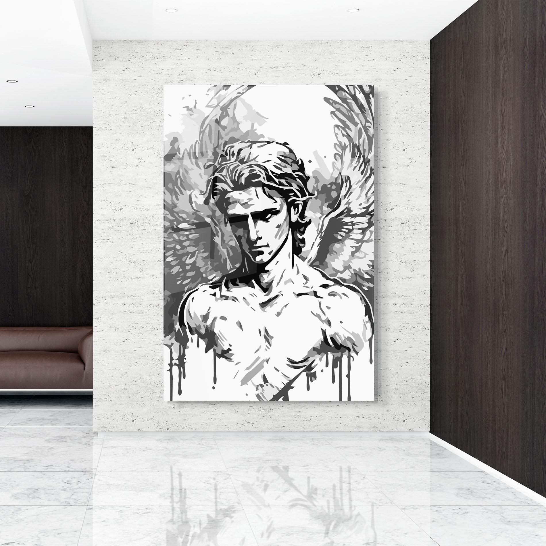 Üvegkép Beautiful Angel mockup 9