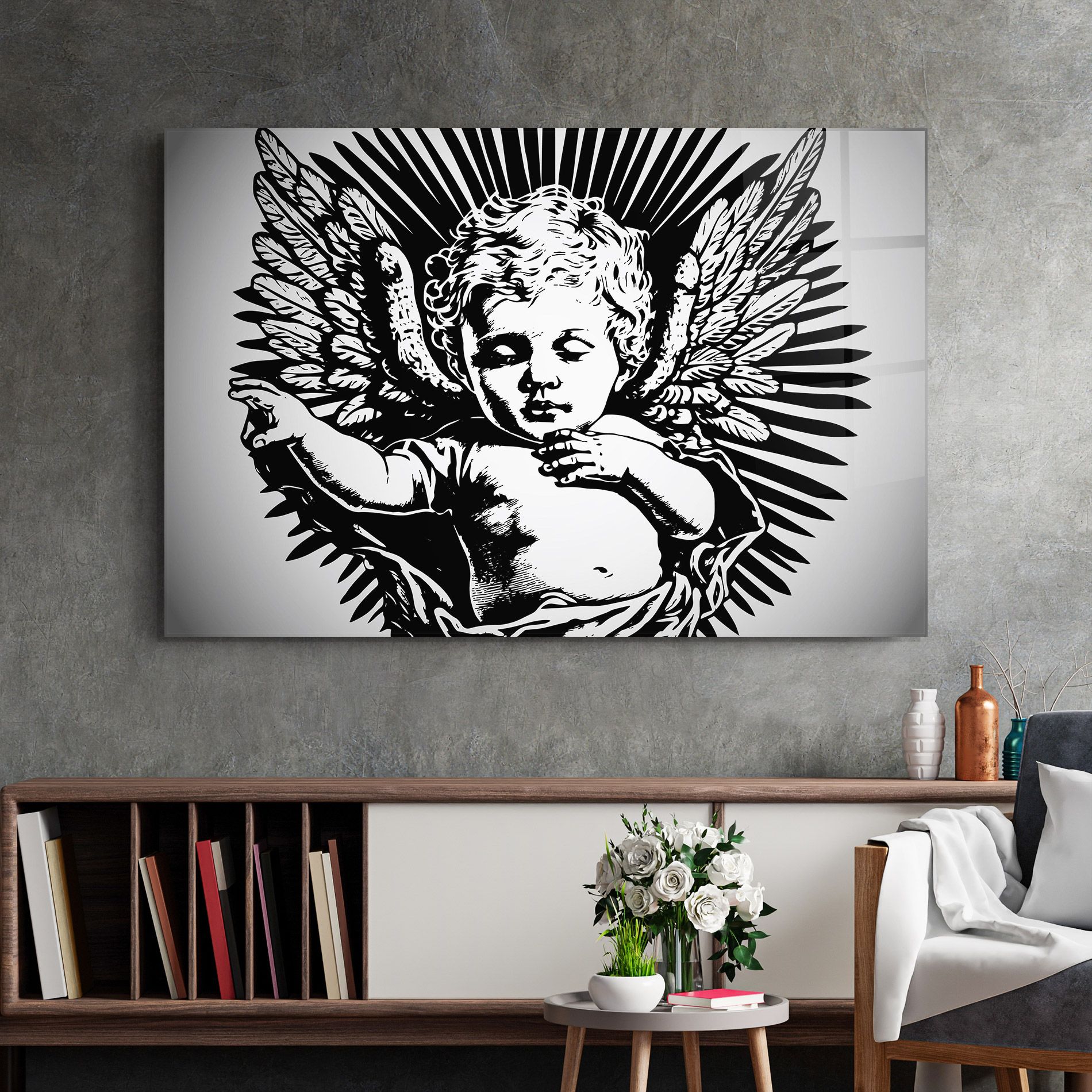 Closed Eye Angel mockup 2