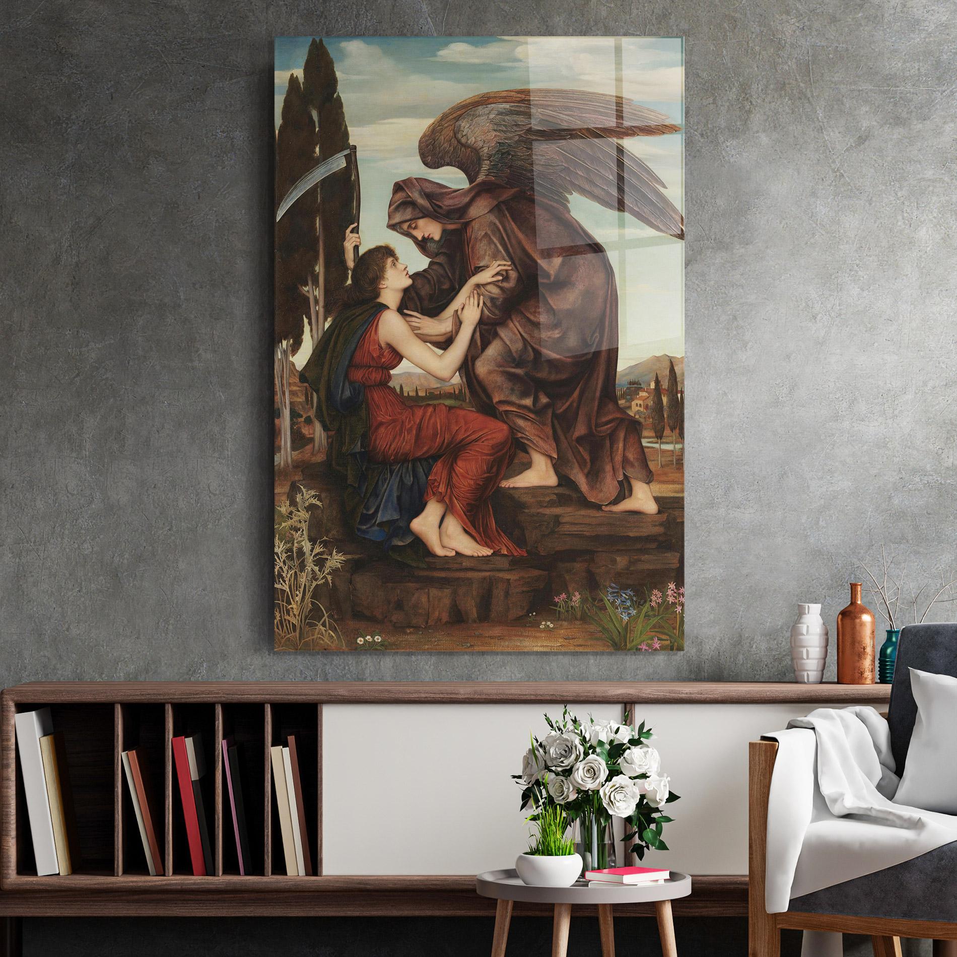 Üvegkép Angel Of Death mockup 2