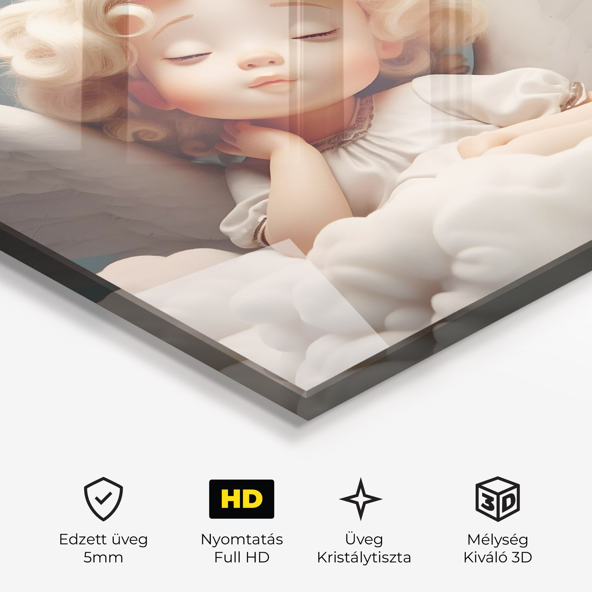 Statue Baby Angel mockup 3