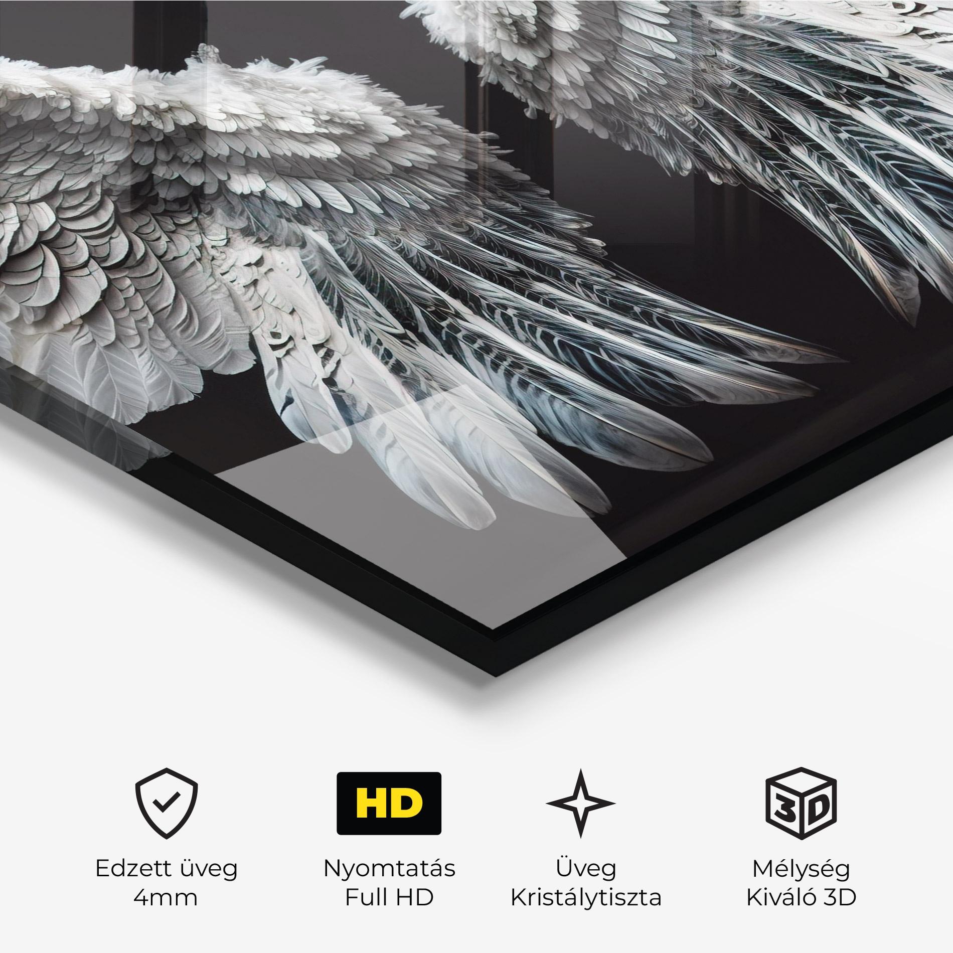 Üvegkép Big Angel Wings mockup 3