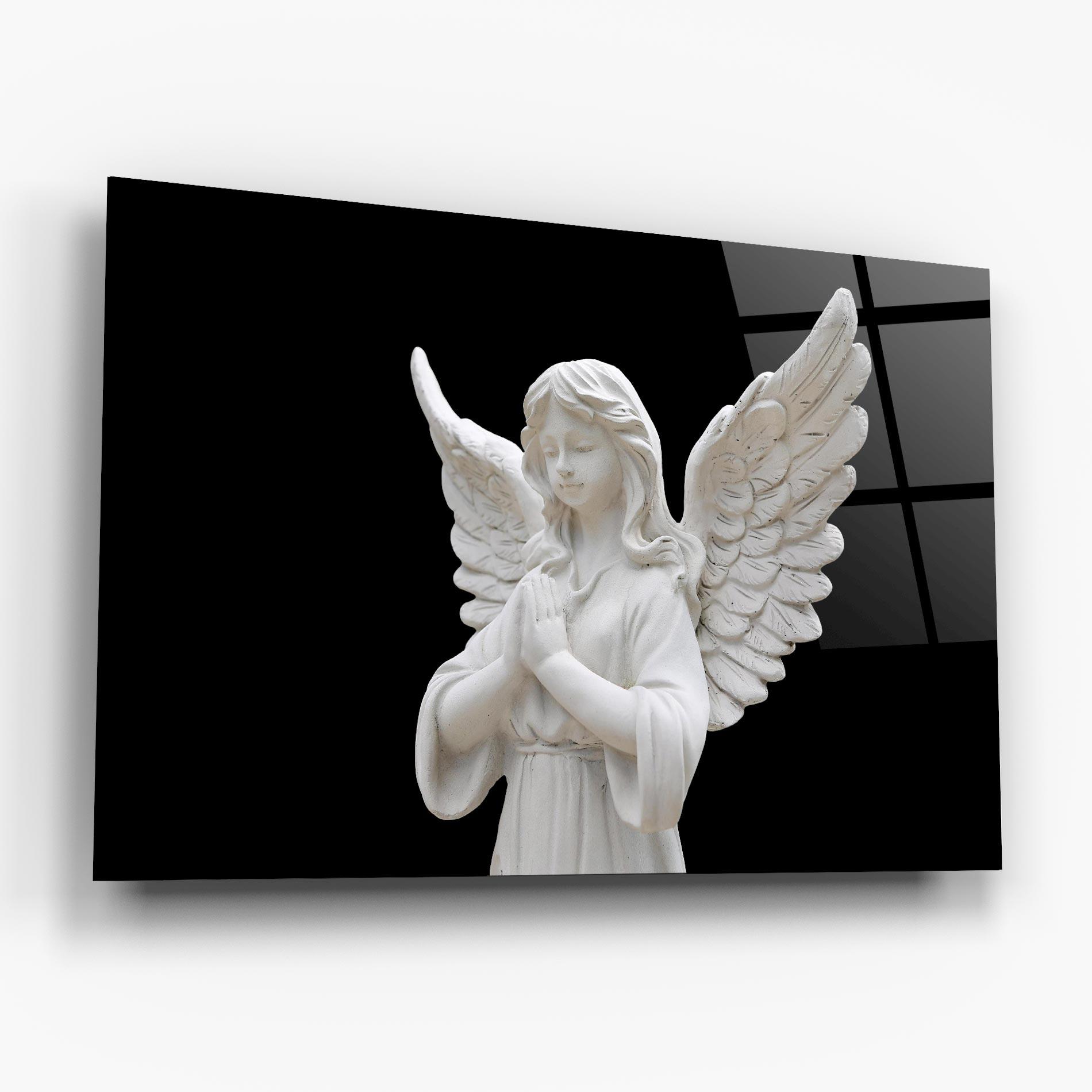 Üvegkép Pretty Angel Statues mockup 6