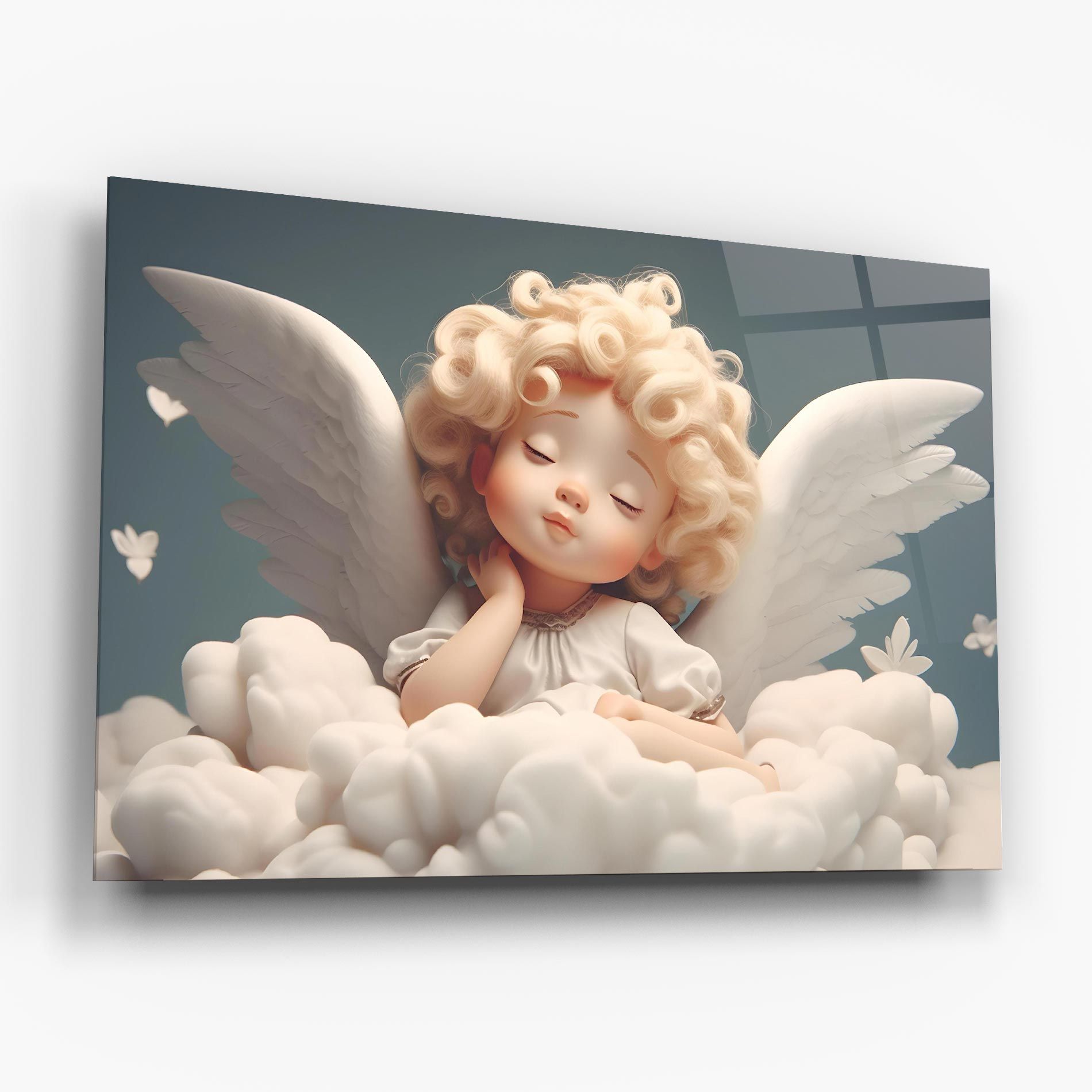 Statue Baby Angel mockup 6
