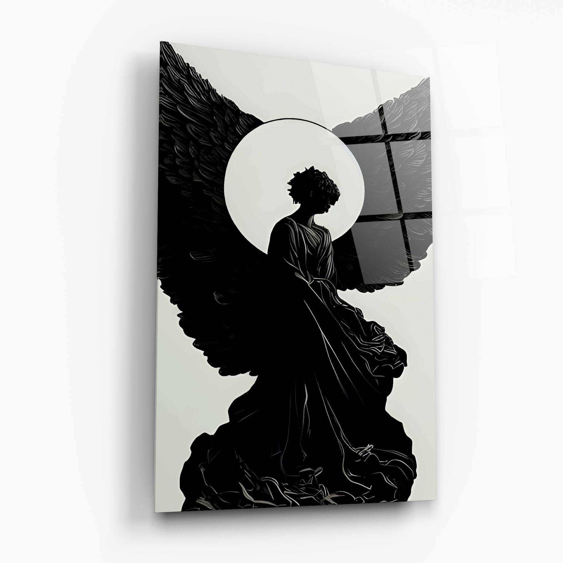 Üvegkép Angel Shilouette mockup 6