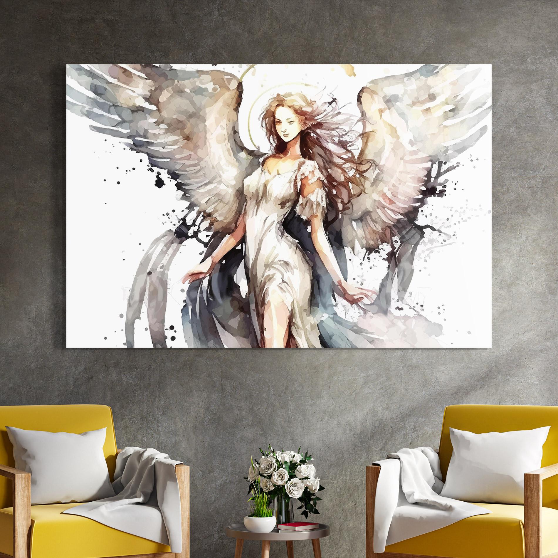 Üvegkép Angel Lady mockup 4