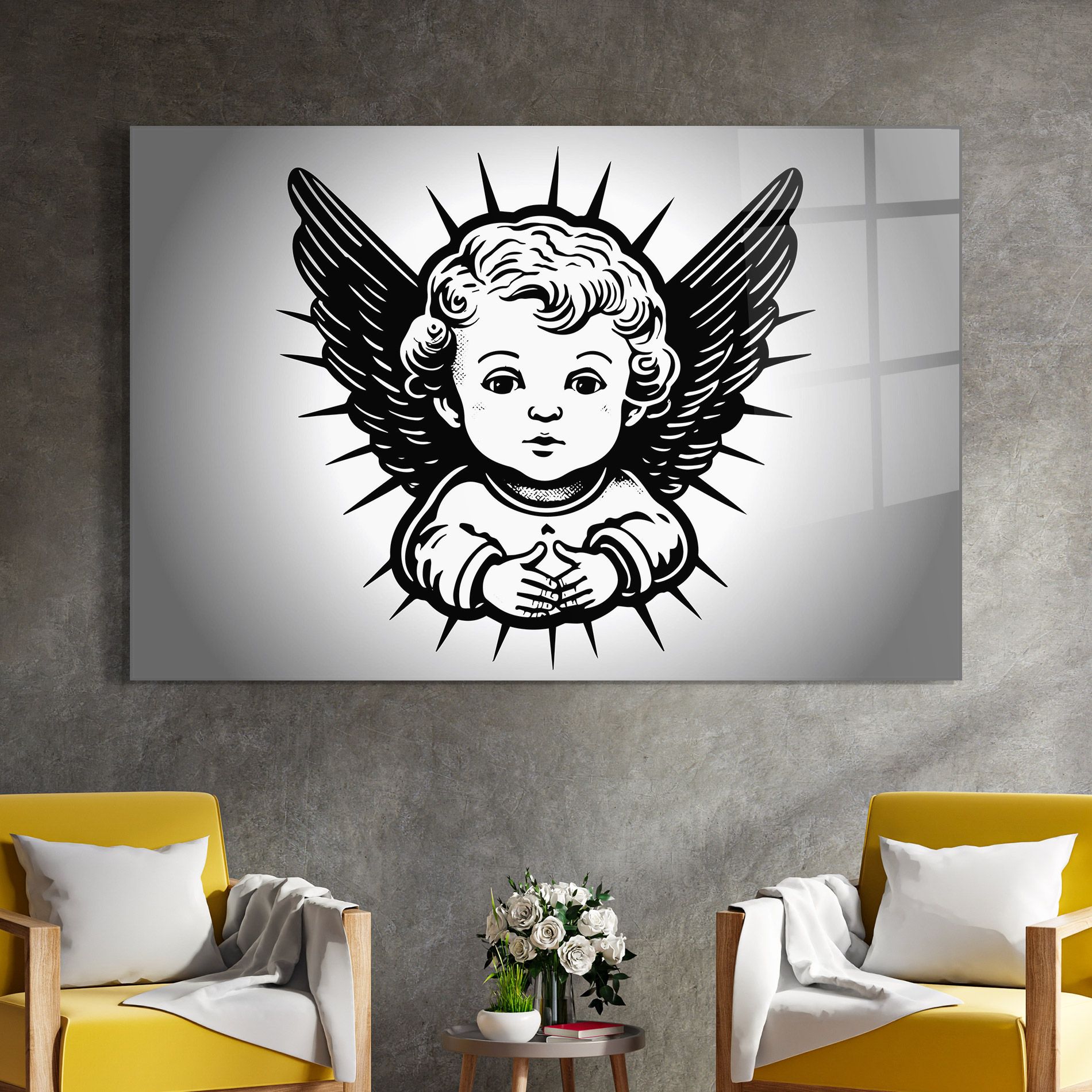 Angel Small Wings mockup 4