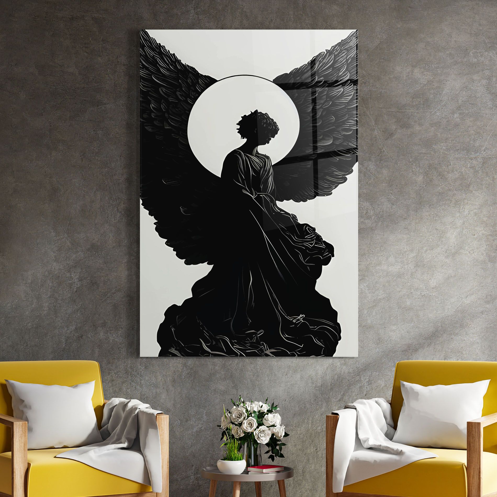 Angel Shilouette mockup 4