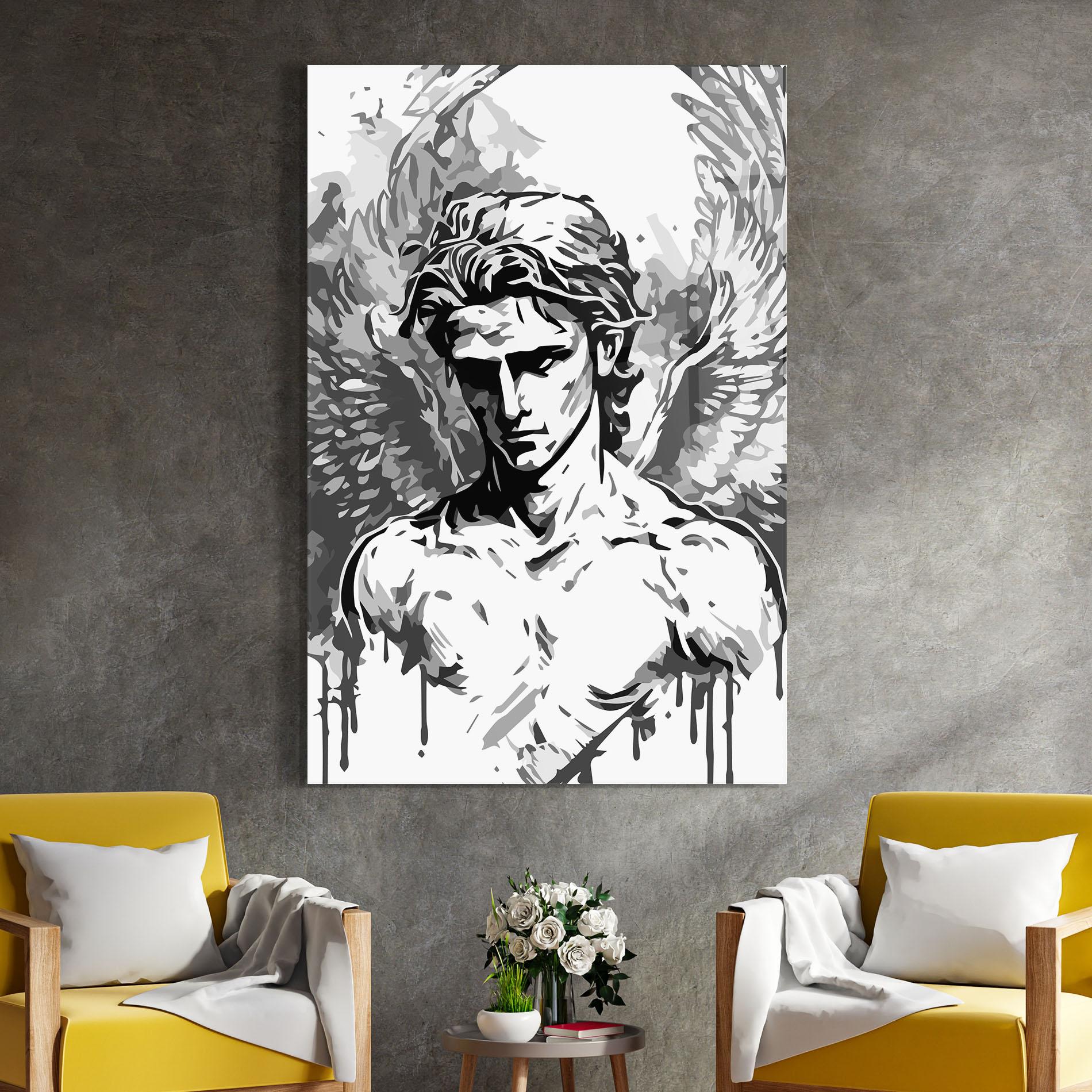 Üvegkép Beautiful Angel mockup 4