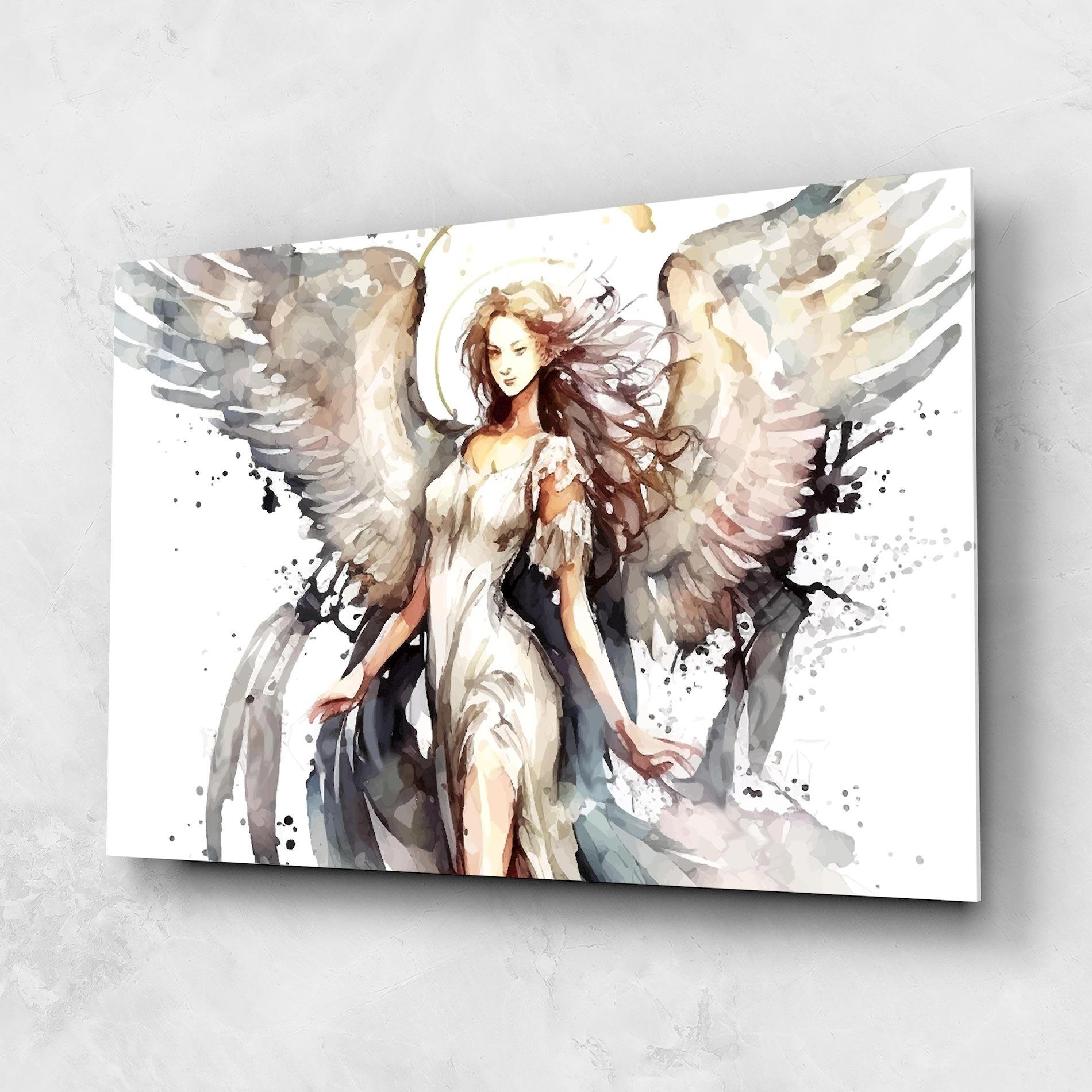 Üvegkép Angel Lady mockup 1