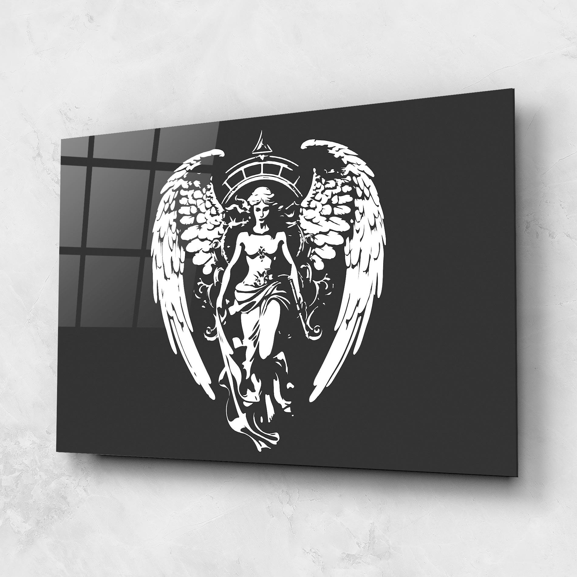 Üvegkép Angel Of Jewels mockup 1