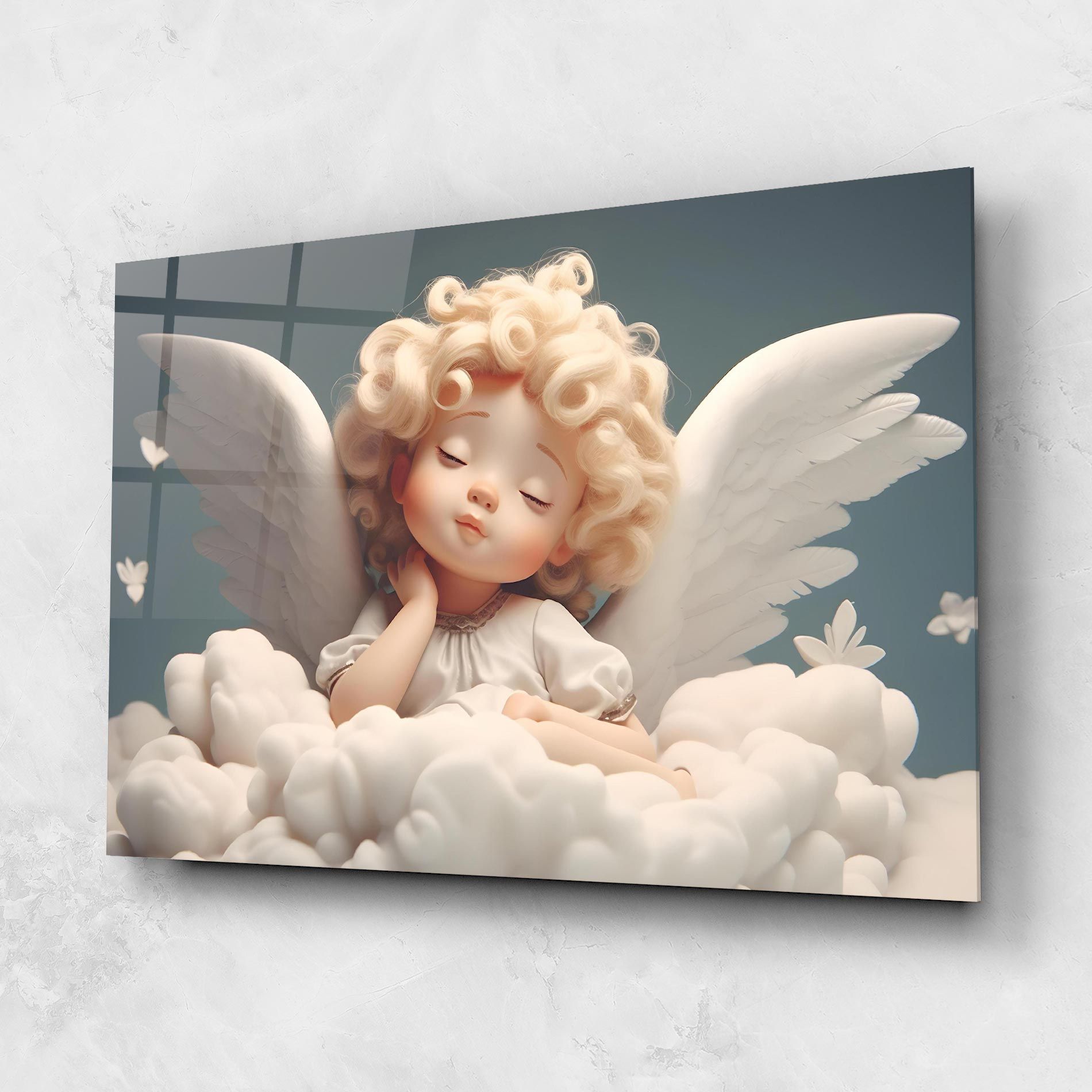 Statue Baby Angel mockup 1