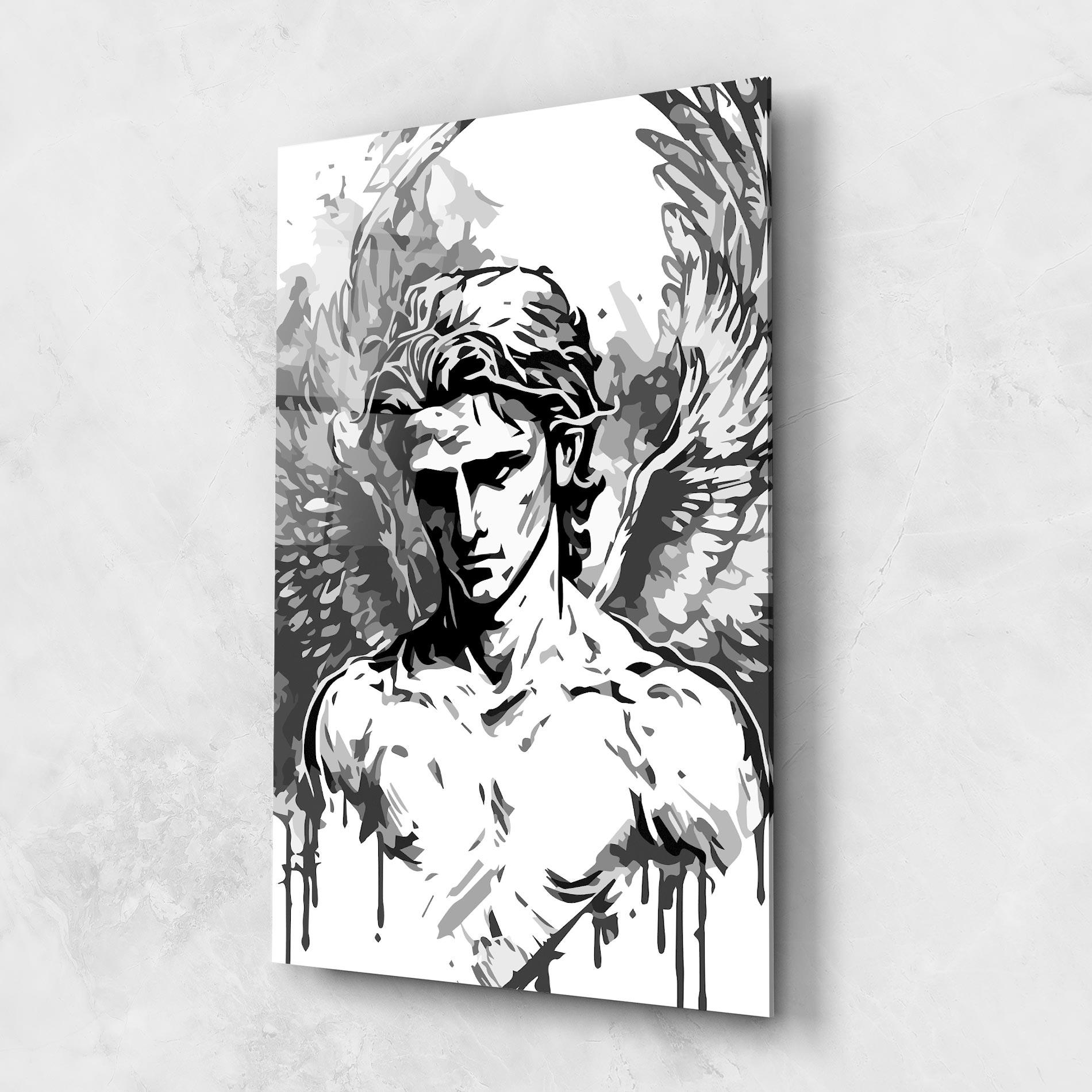 Üvegkép Beautiful Angel mockup 1