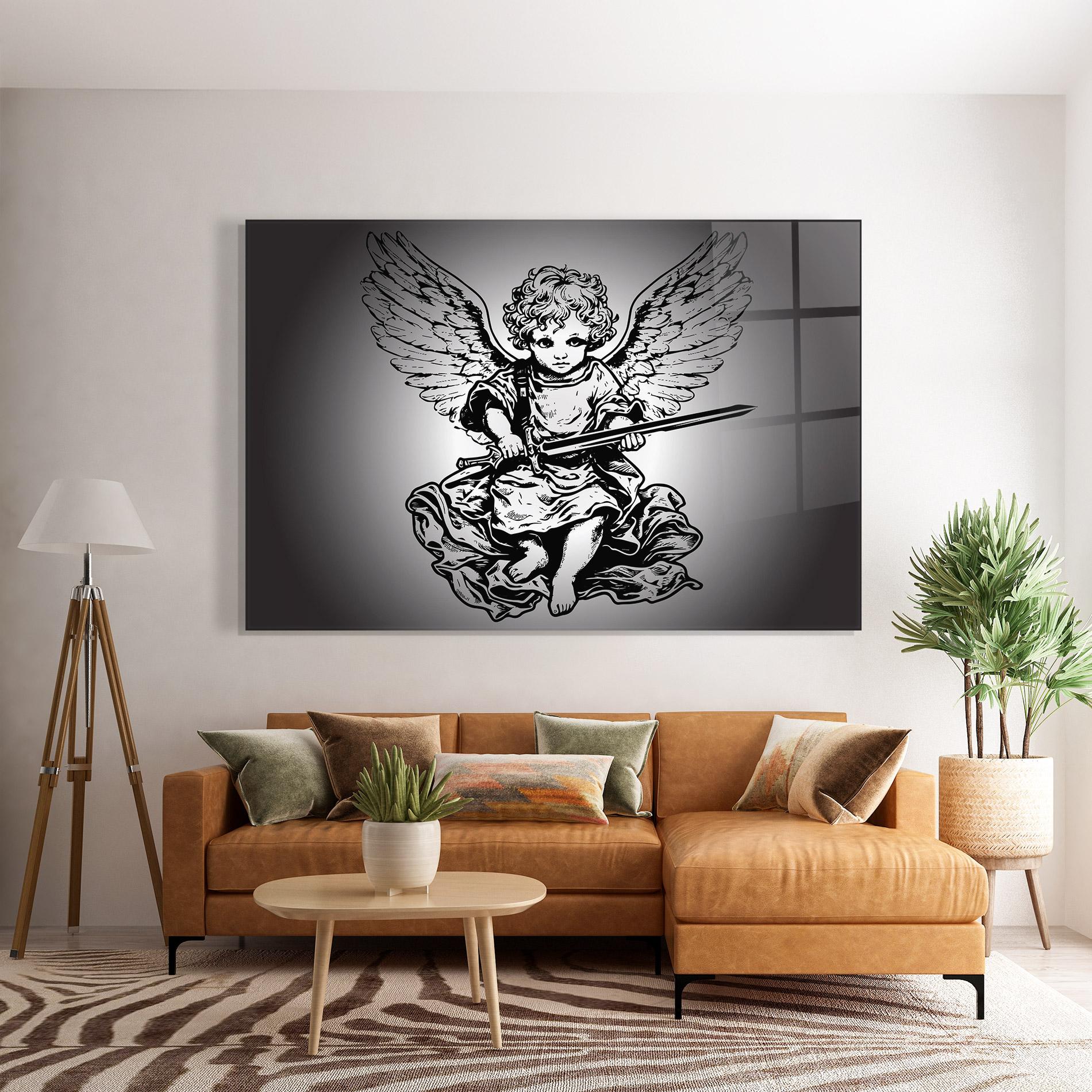 Üvegkép Angel Sword mockup 7