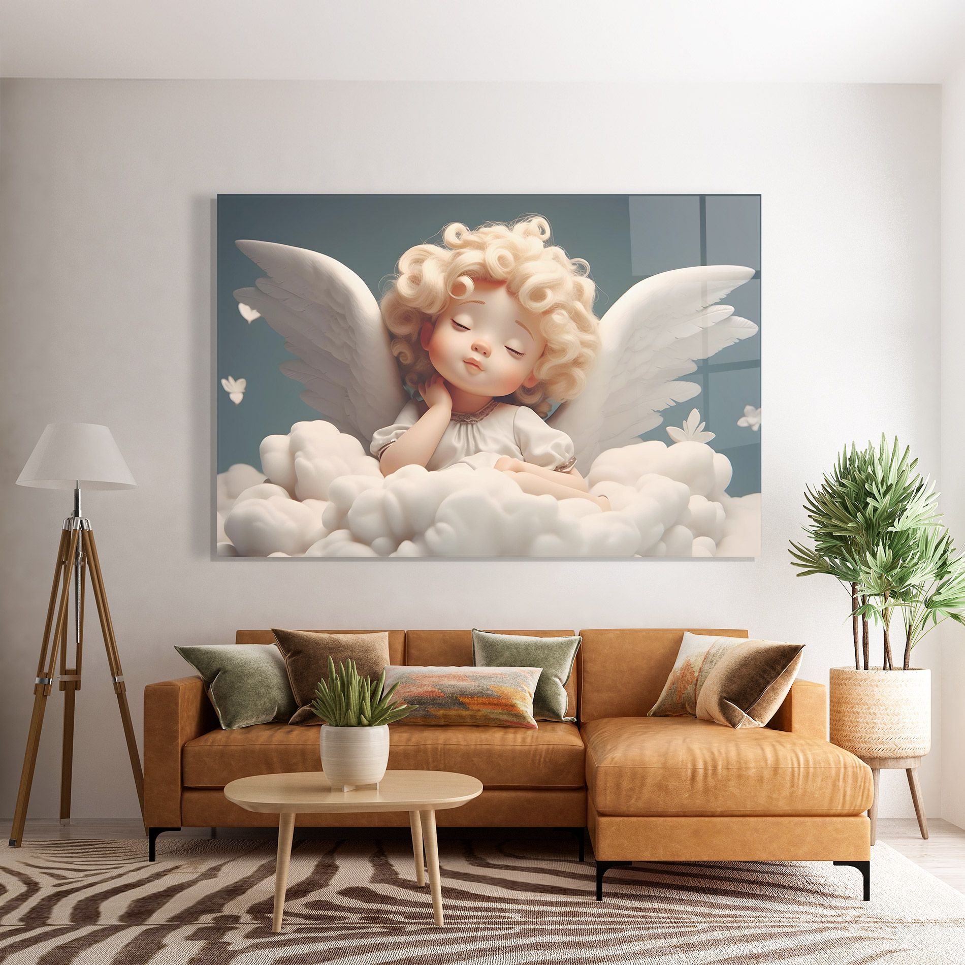 Statue Baby Angel mockup 7