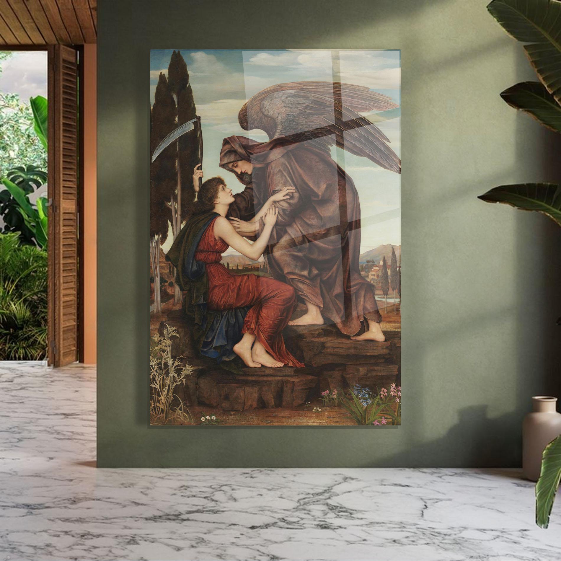 Üvegkép Angel Of Death mockup 7