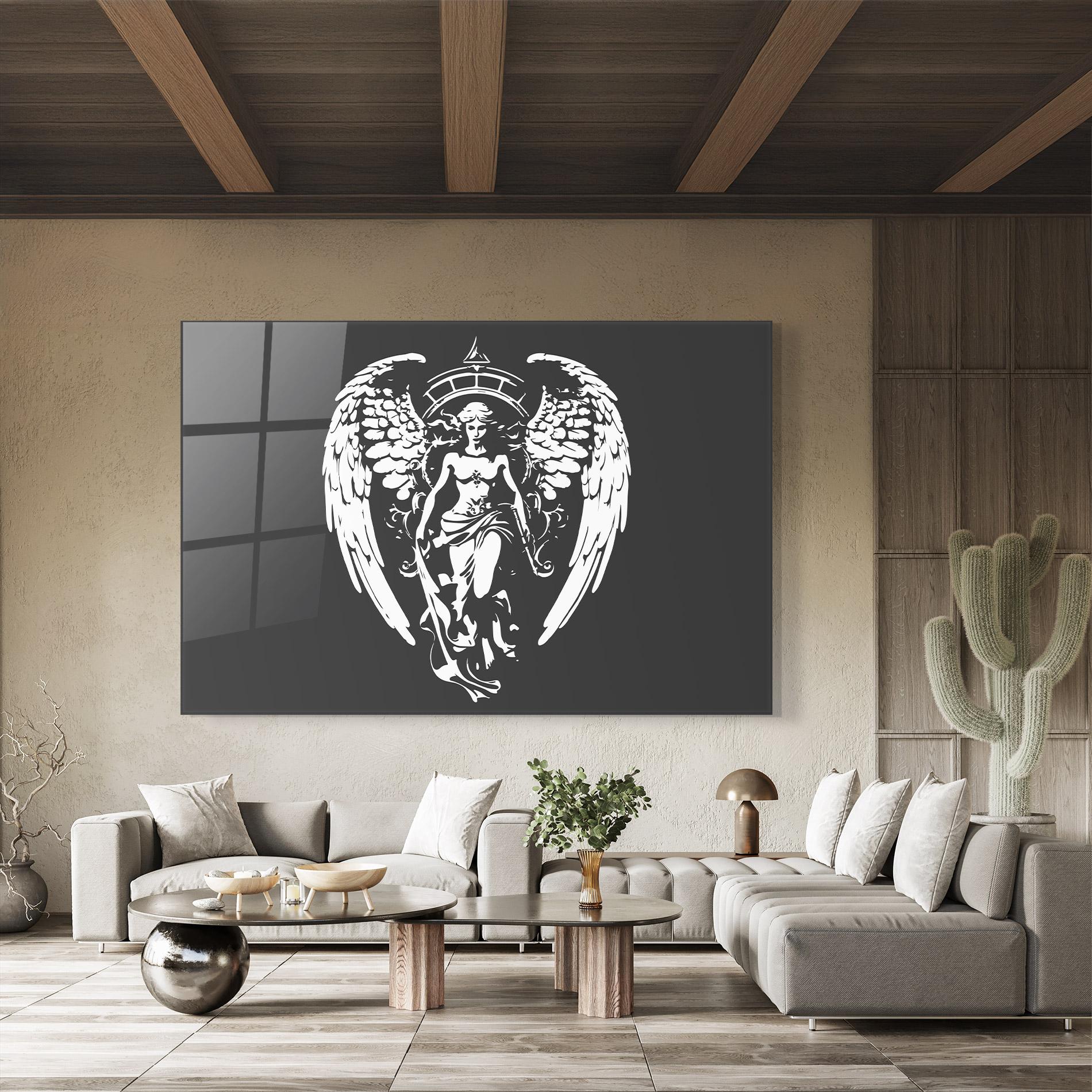 Üvegkép Angel Of Jewels mockup 8