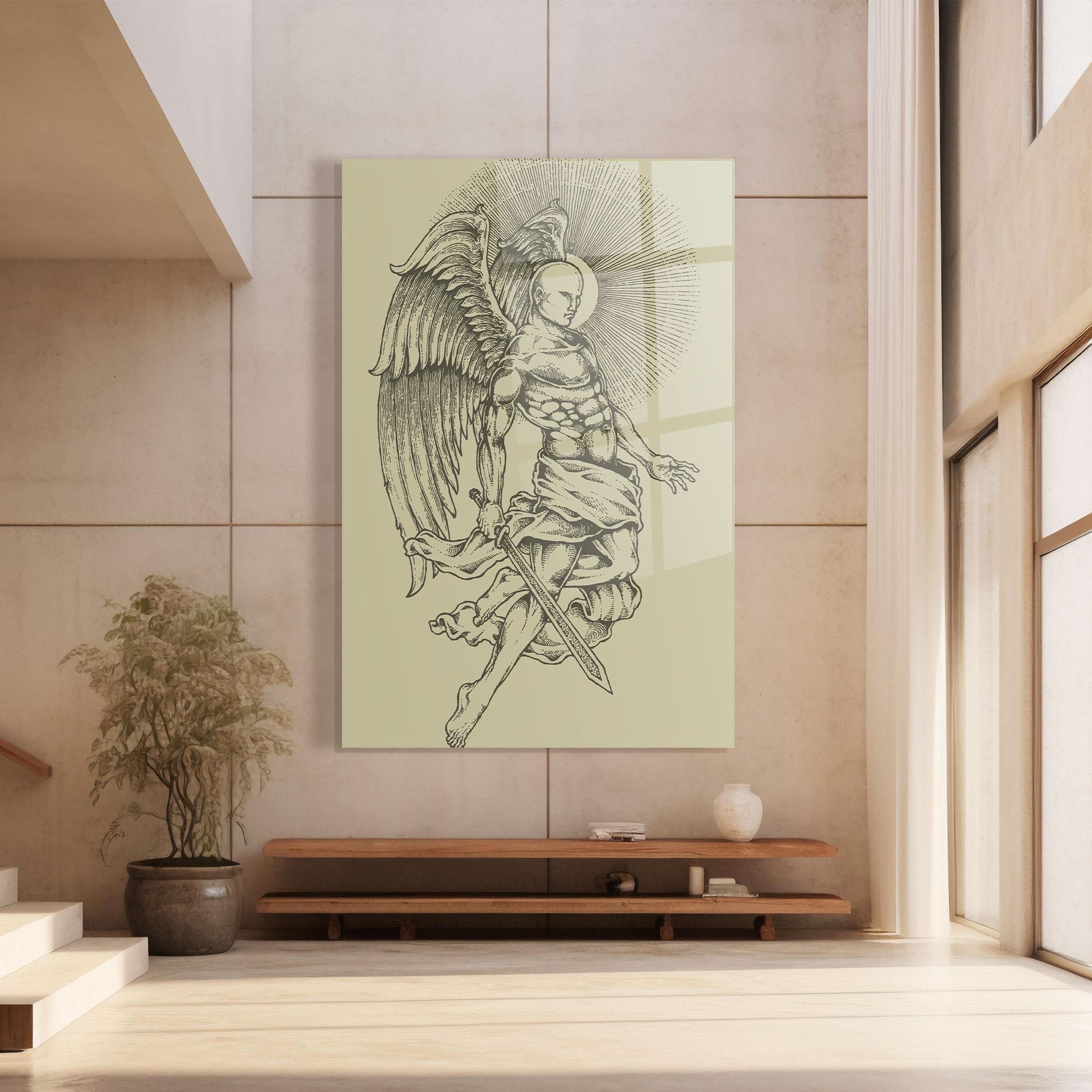 Üvegkép Angel Fighter mockup 8