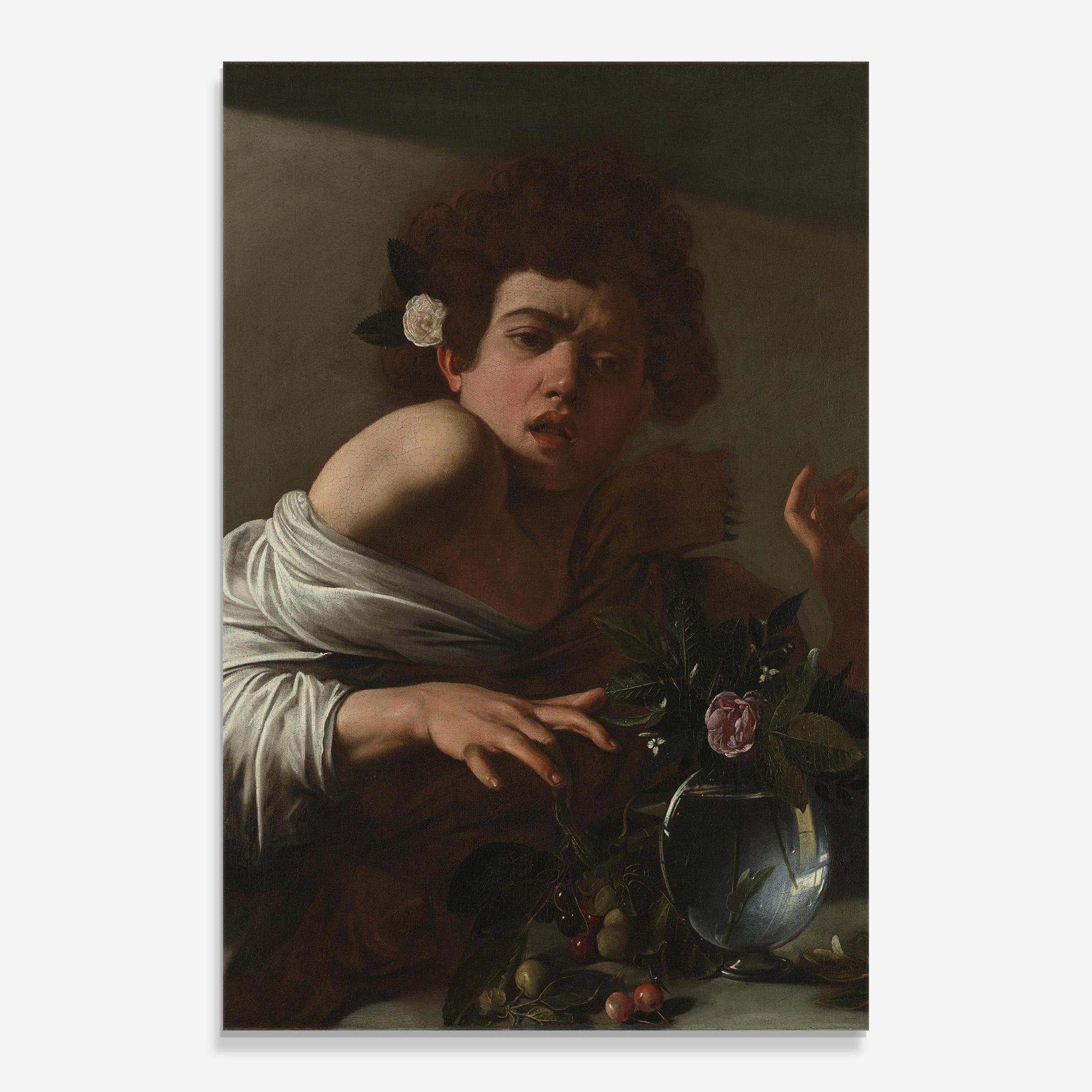 Üvegkép Boy Bitten By A Lizard mockup 0