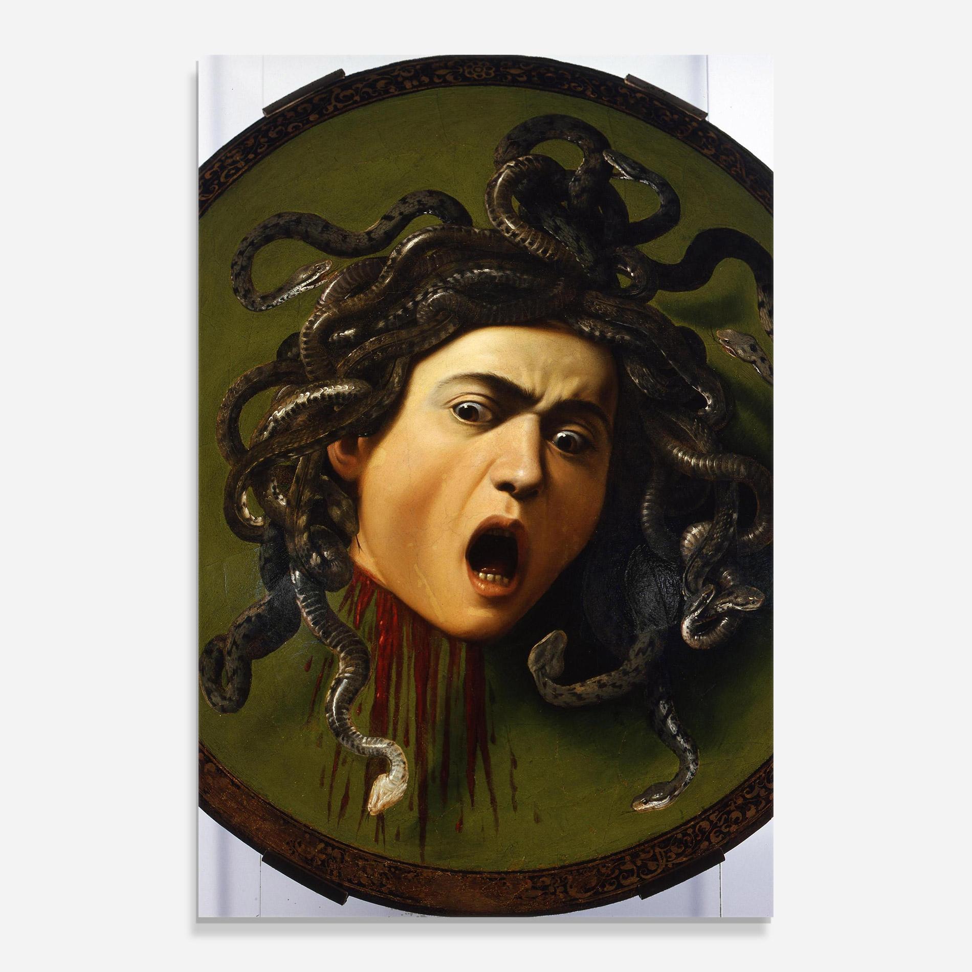 Üvegkép Caravaggio Medusa mockup 0