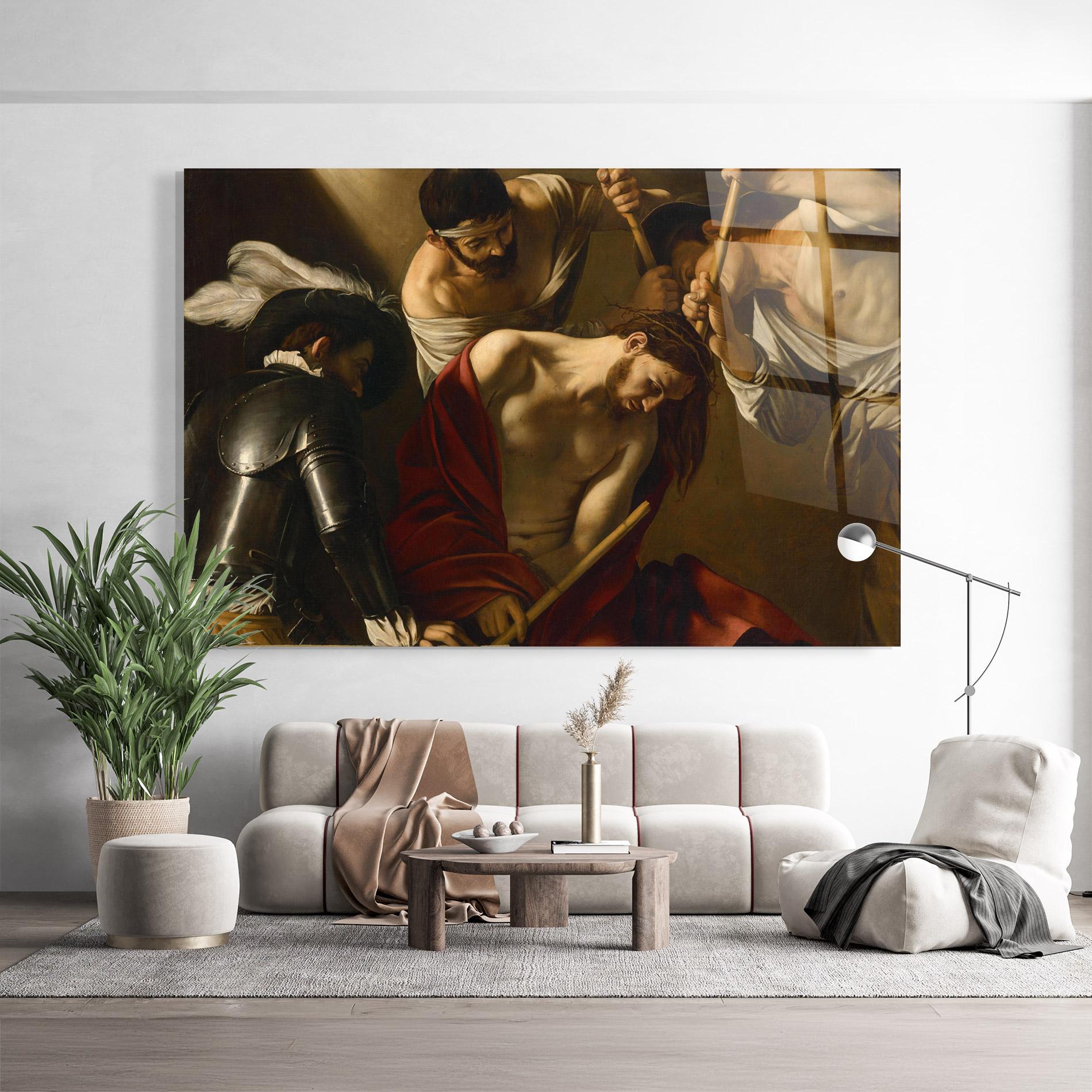 Üvegkép Crowning With Thorns mockup 9