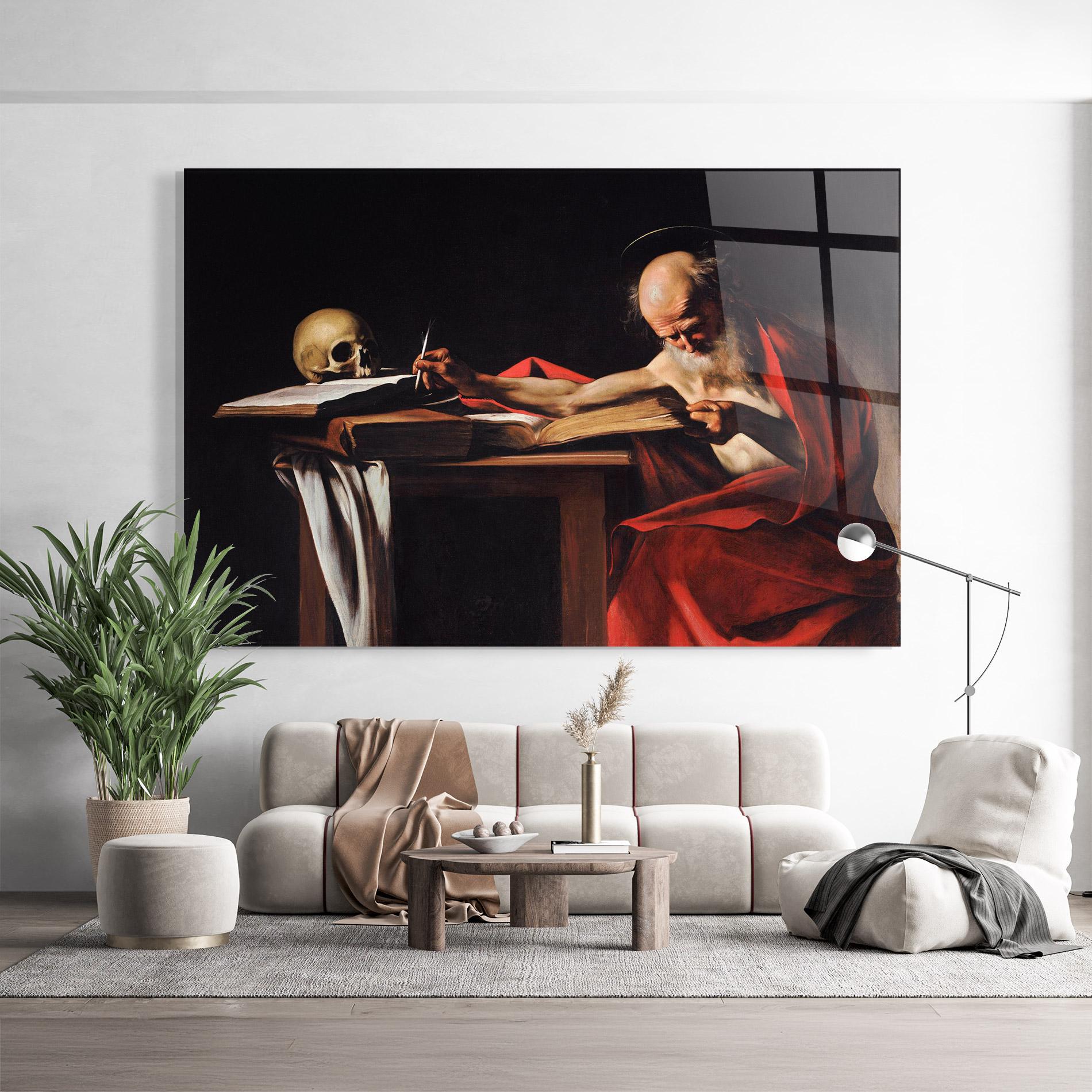 Üvegkép Saint Jerome Writing mockup 9