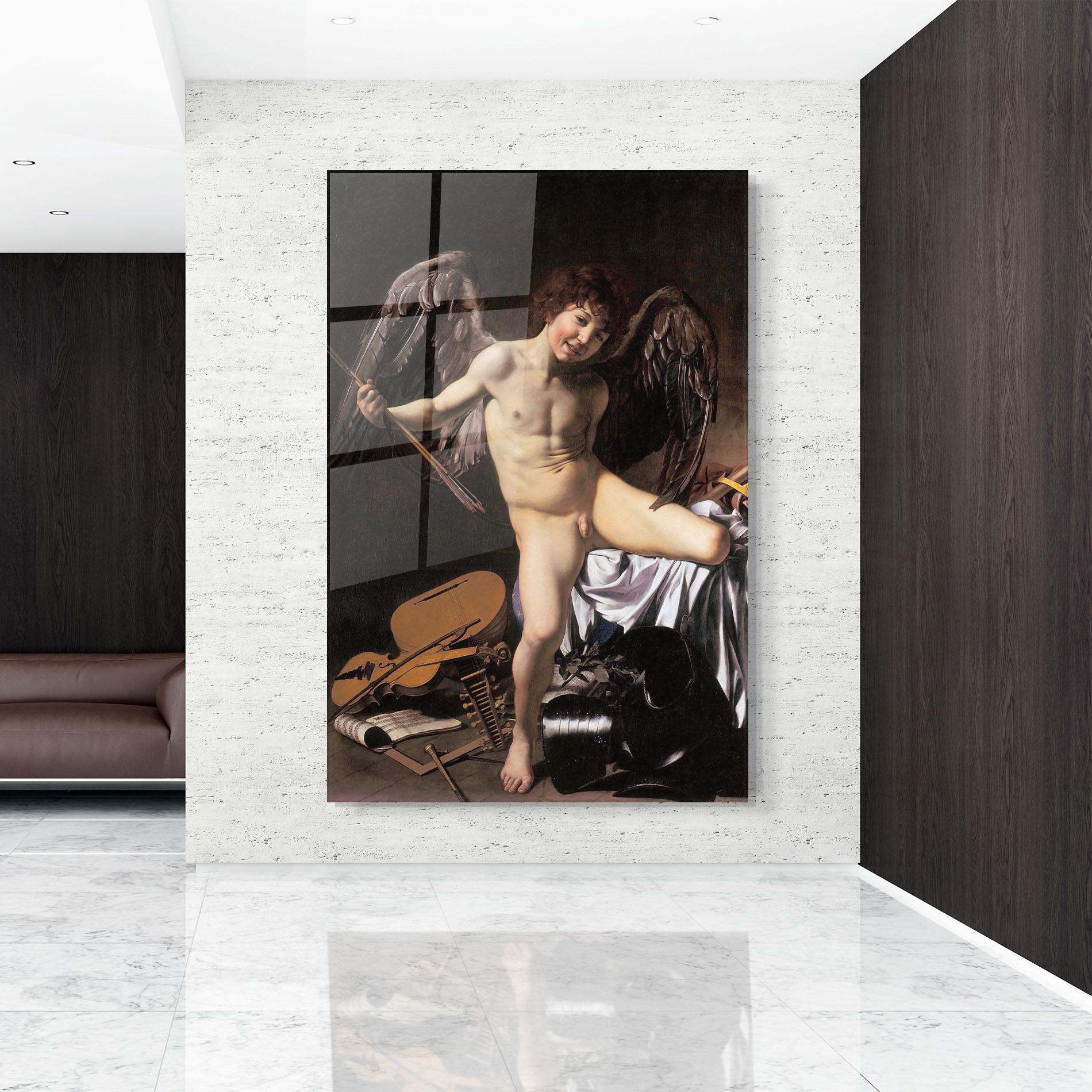 Üvegkép Amor Vincet Omnia mockup 9