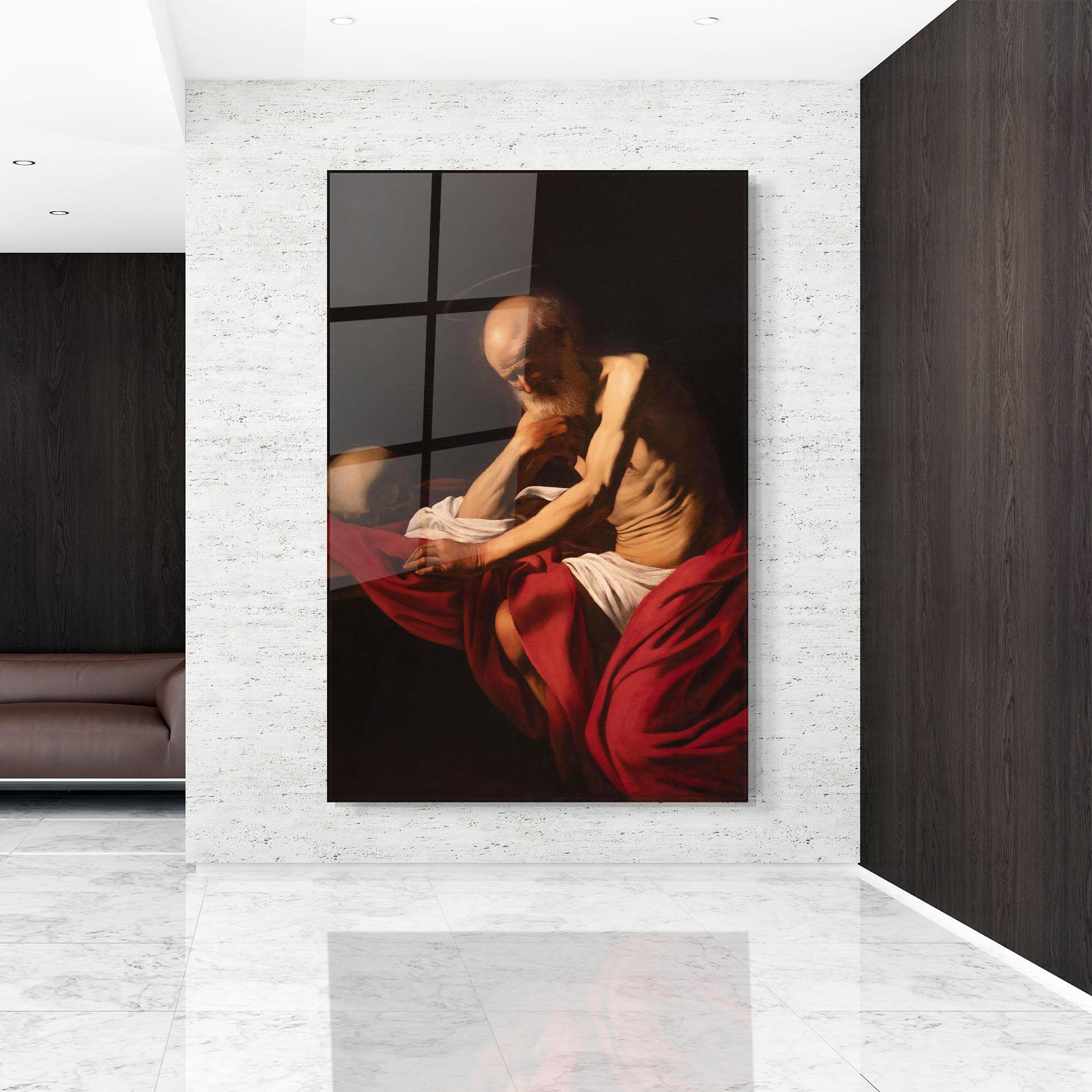 Üvegkép Sant Jeroni Penitent mockup 9