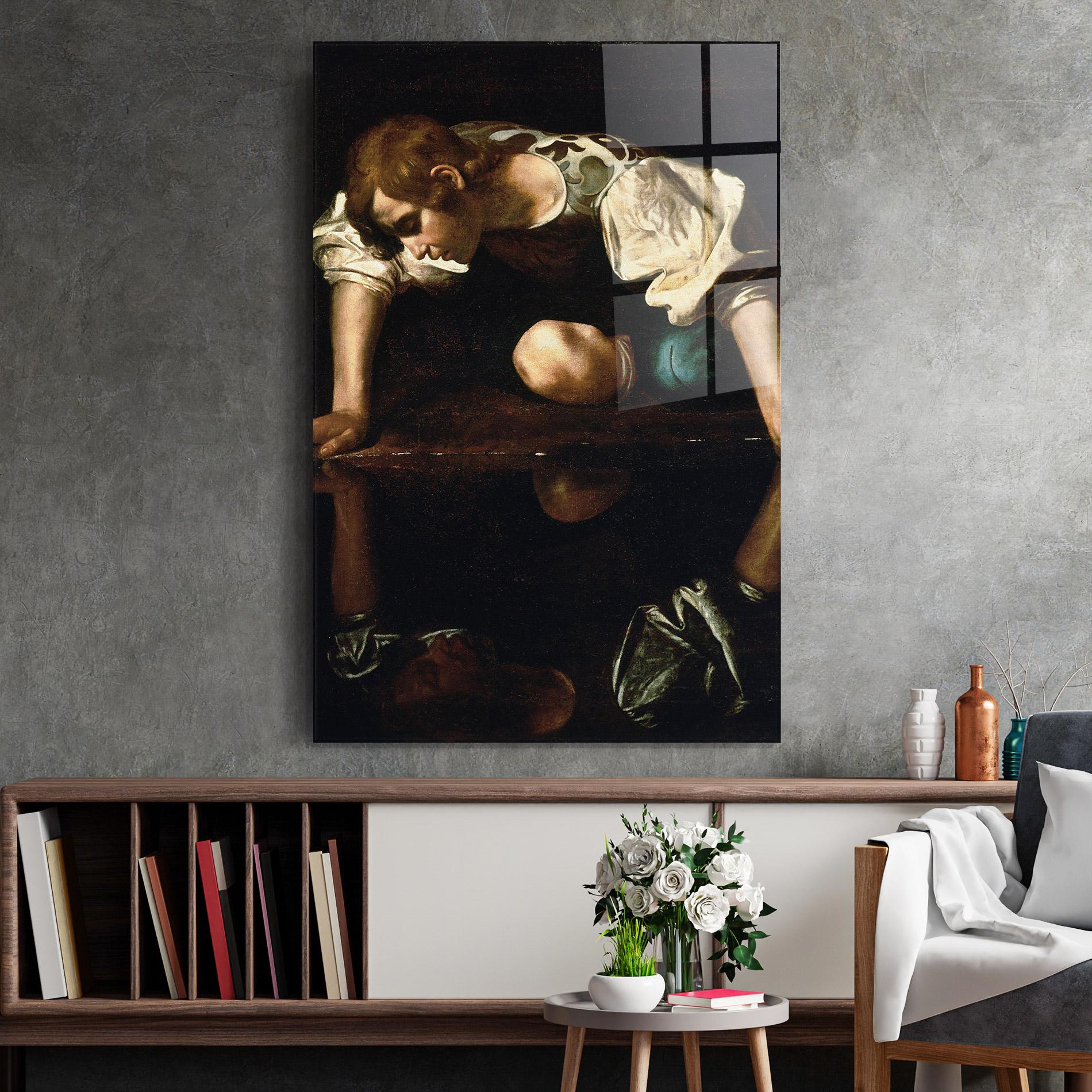 Üvegkép Narcissus mockup 2