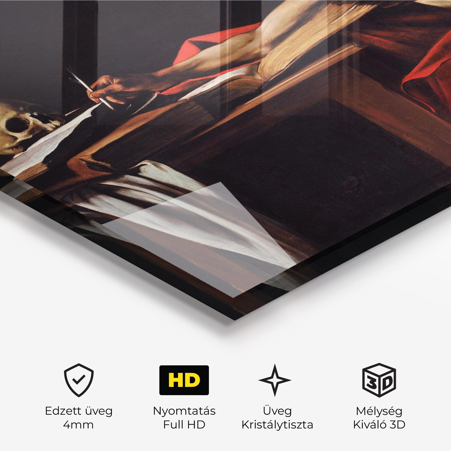 Üvegkép Saint Jerome Writing mockup 3