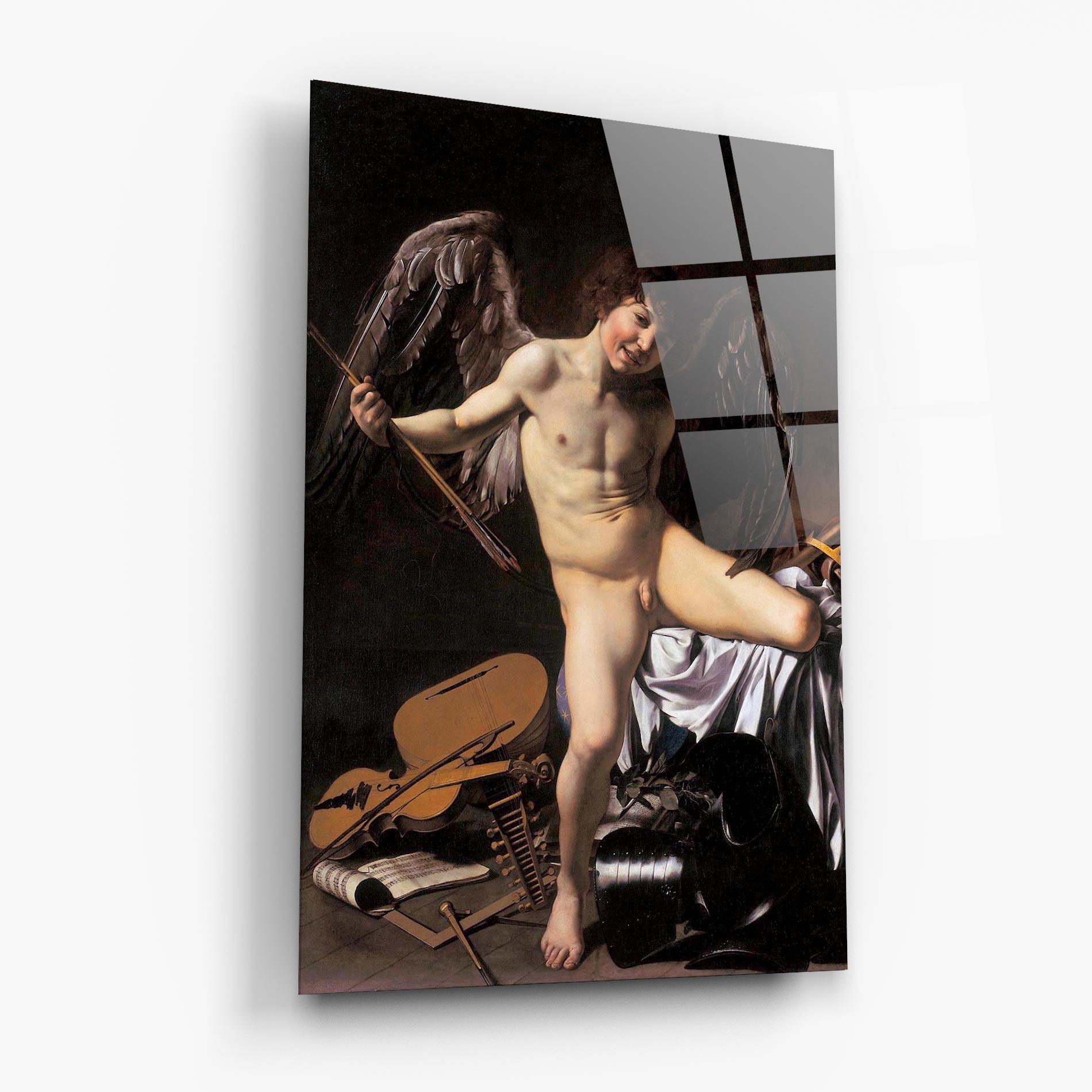 Üvegkép Amor Vincet Omnia mockup 6