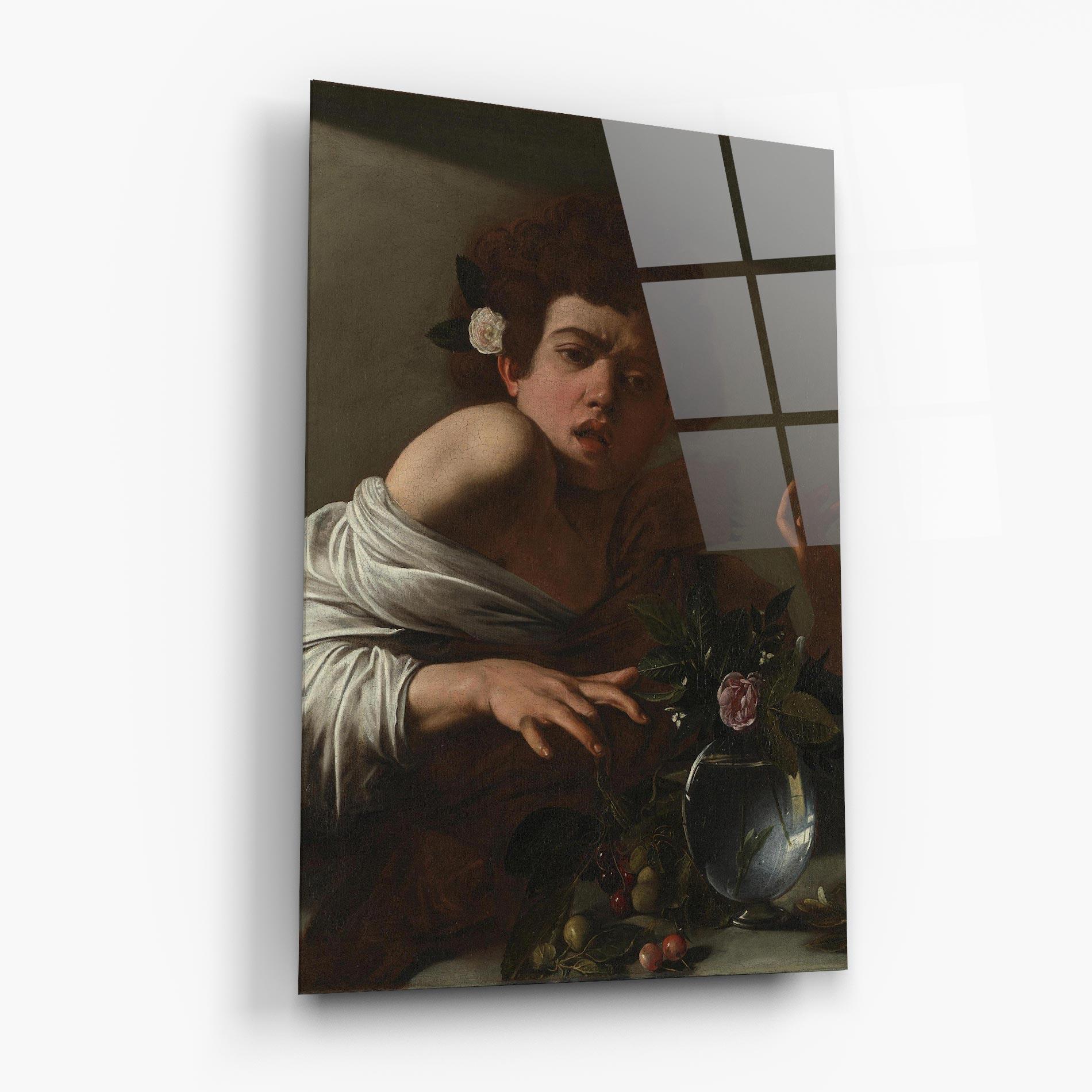 Üvegkép Boy Bitten By A Lizard mockup 6