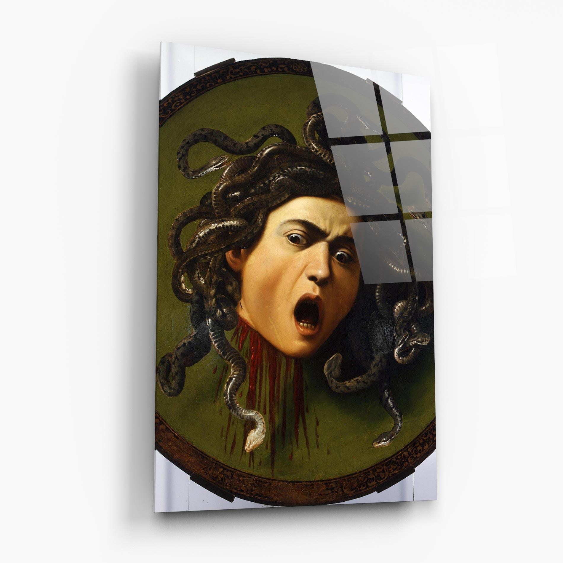 Üvegkép Caravaggio Medusa mockup 6