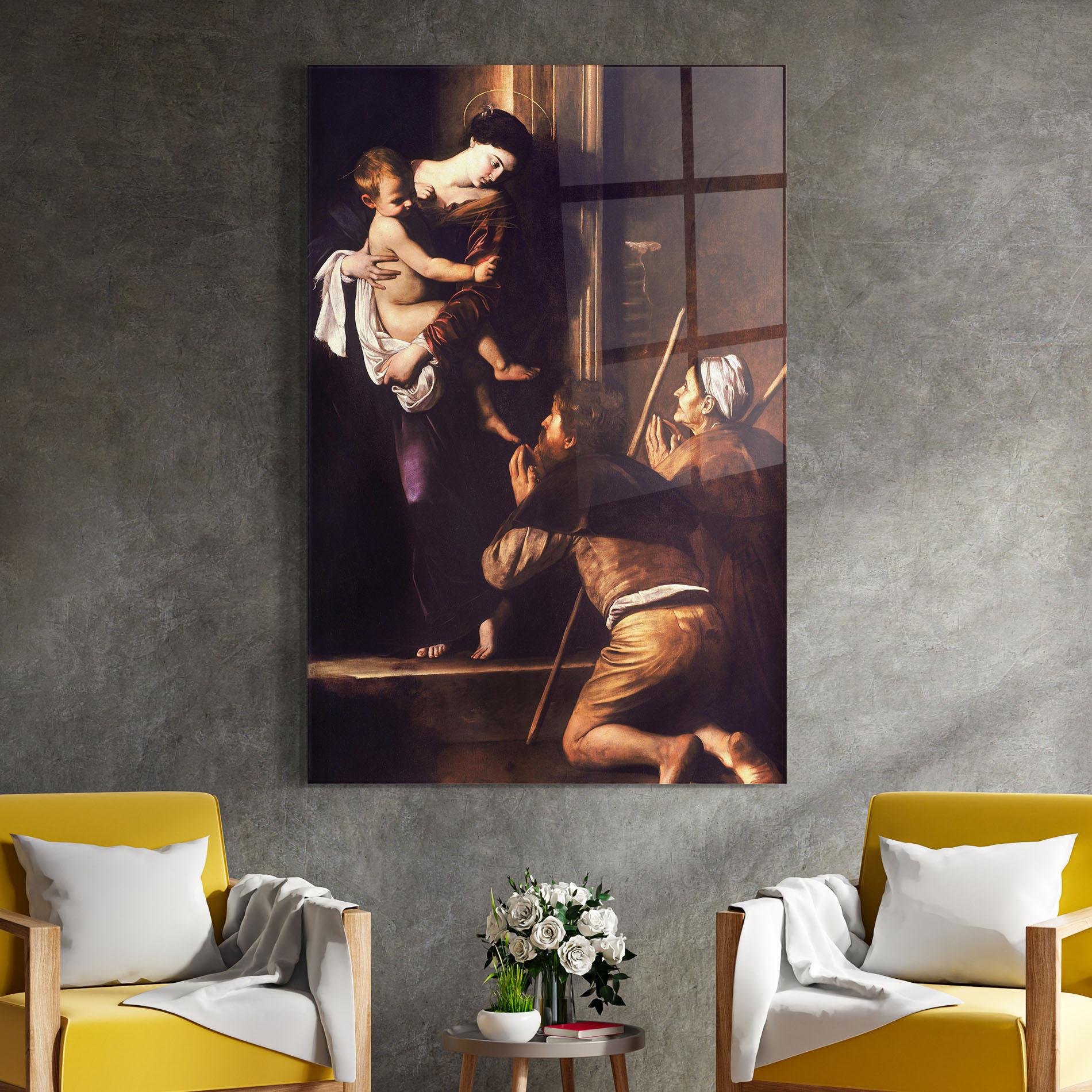 Üvegkép Madonna Di Loreto mockup 4