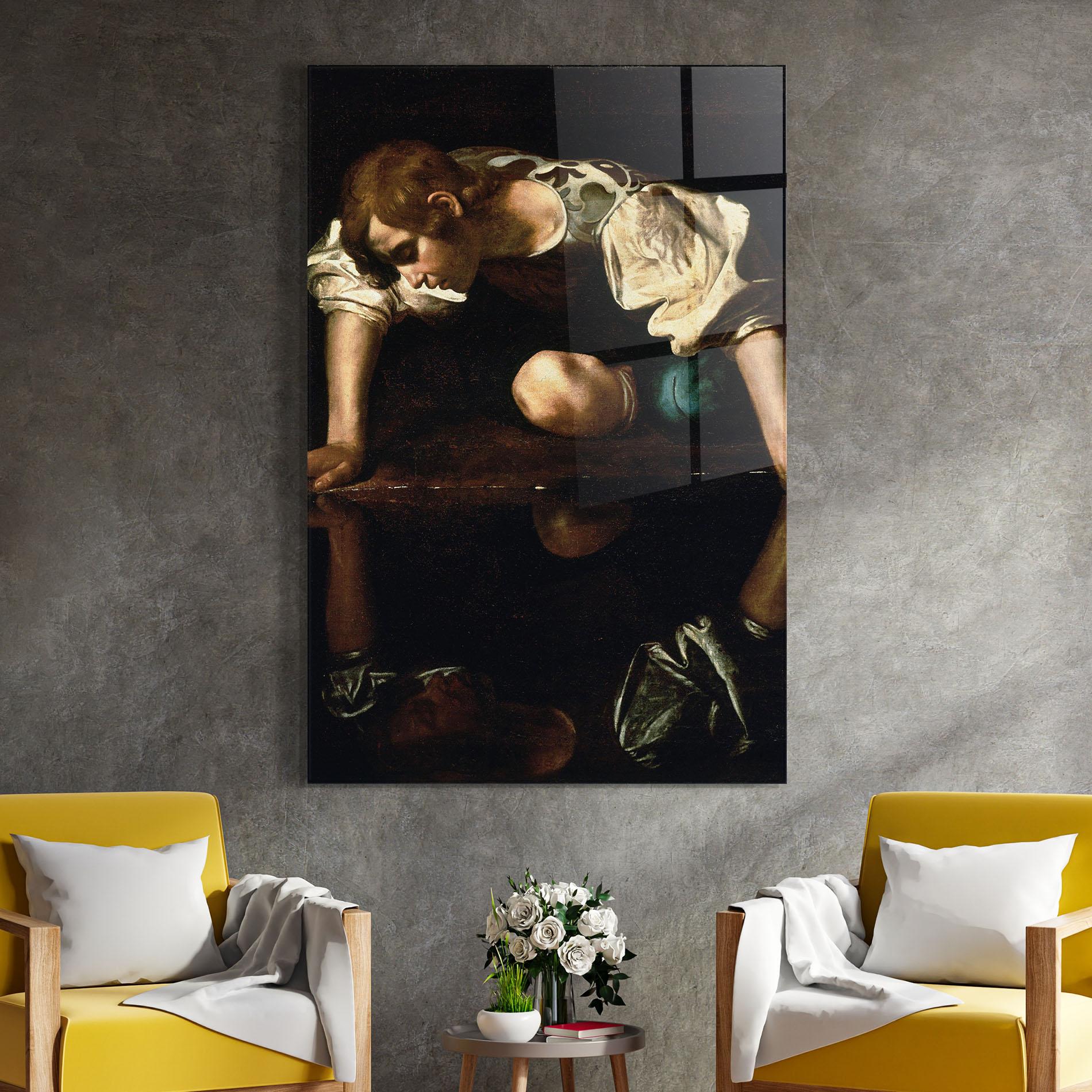 Üvegkép Narcissus mockup 4