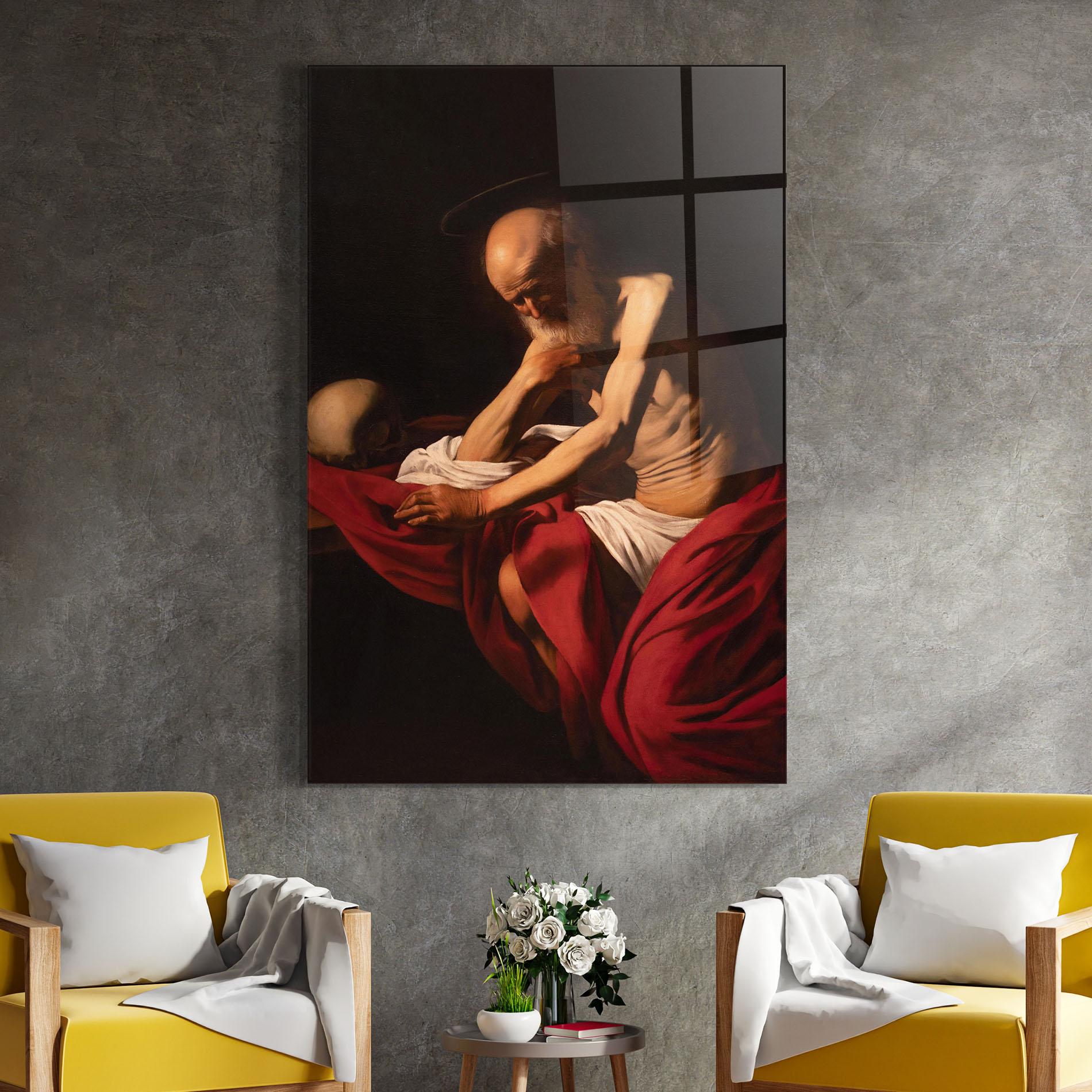 Üvegkép Sant Jeroni Penitent mockup 4