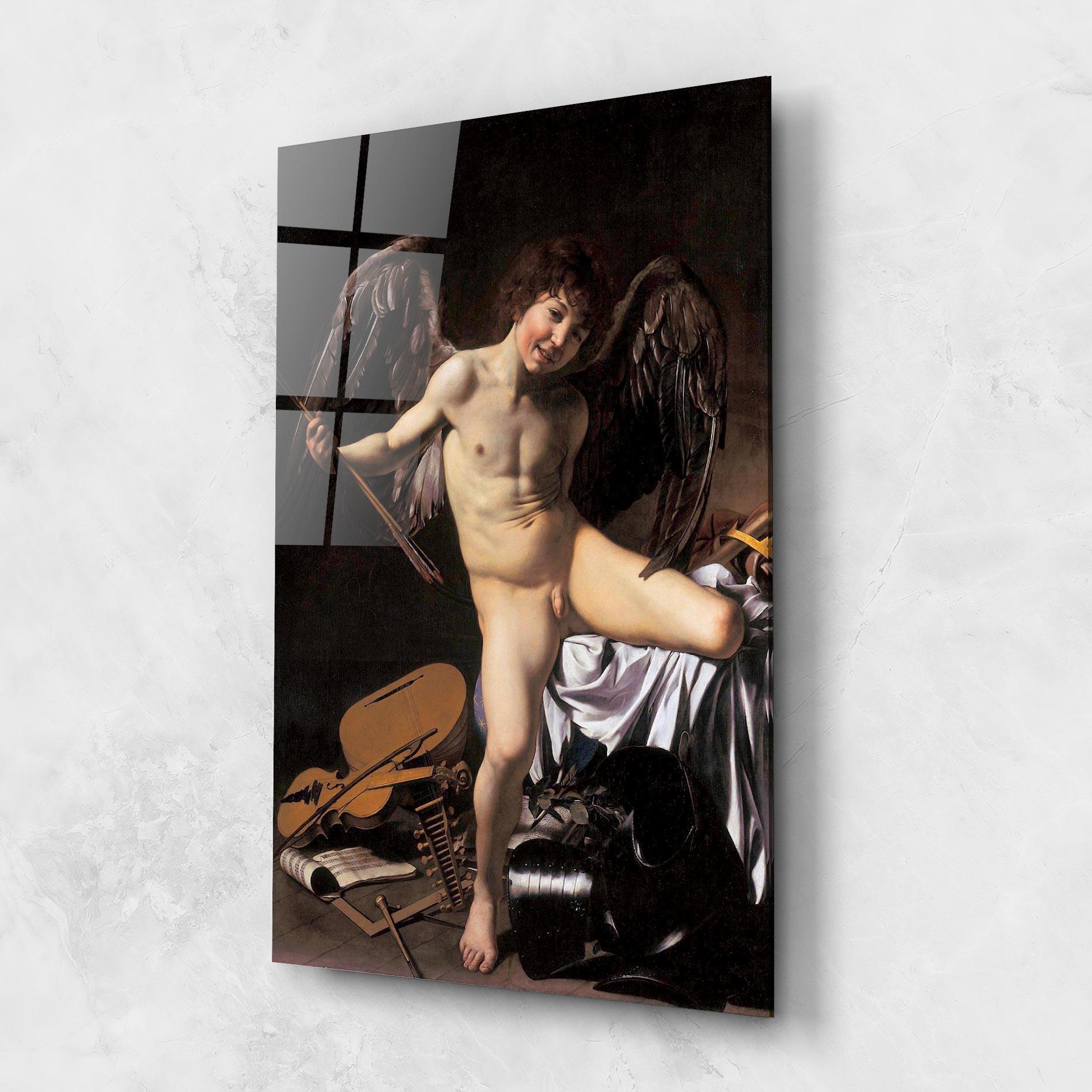 Üvegkép Amor Vincet Omnia mockup 1