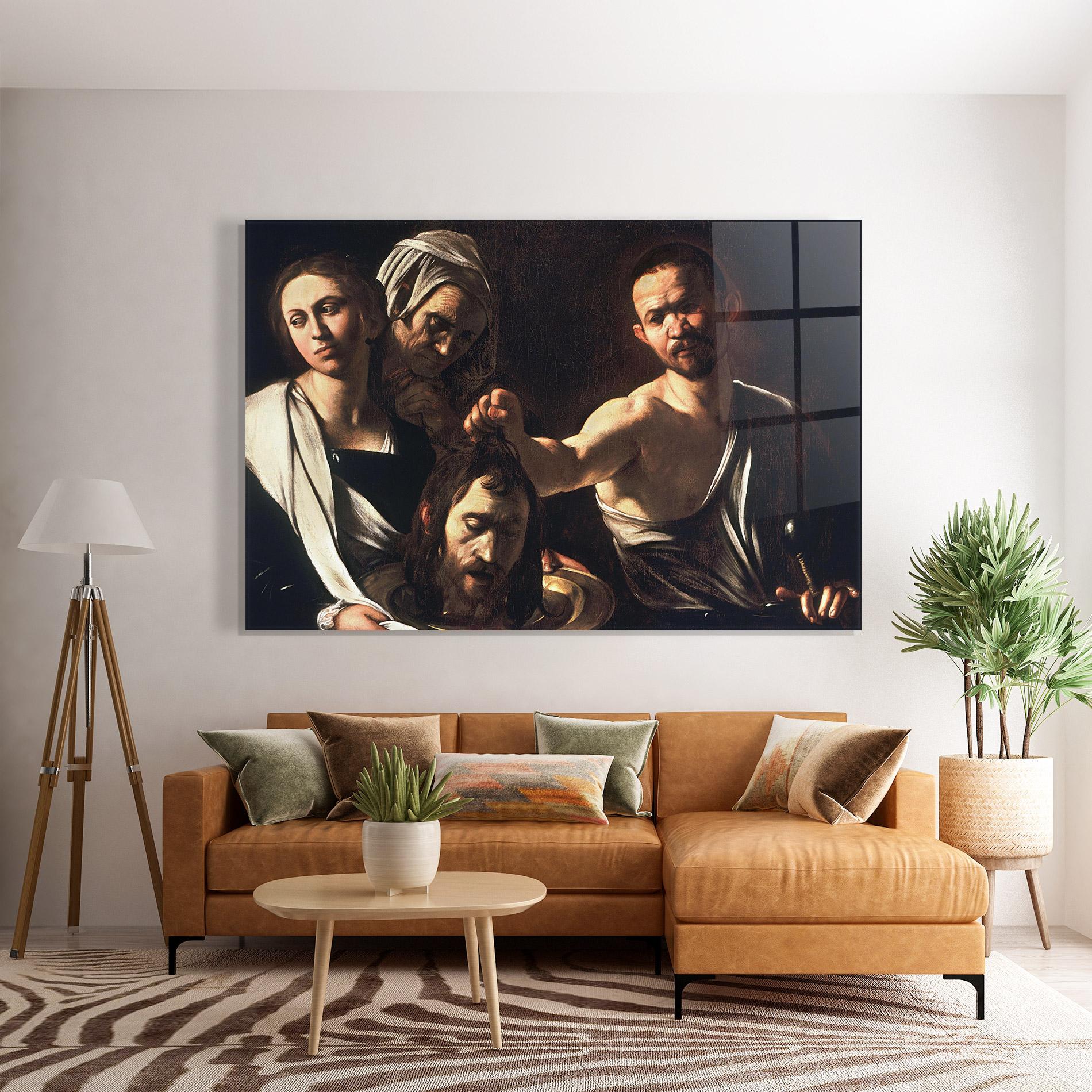 Üvegkép Salome With The Head Of John mockup 7