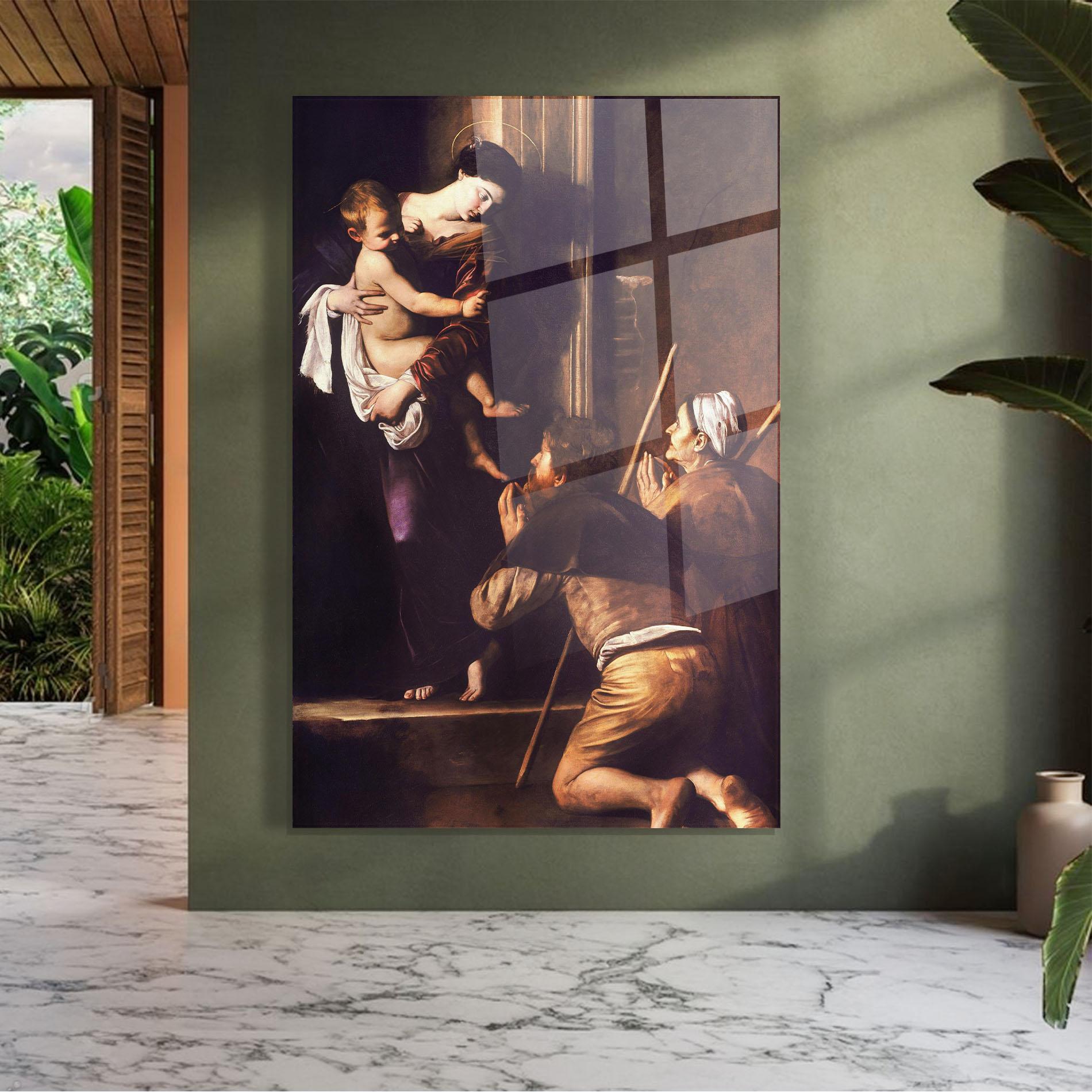 Üvegkép Madonna Di Loreto mockup 7