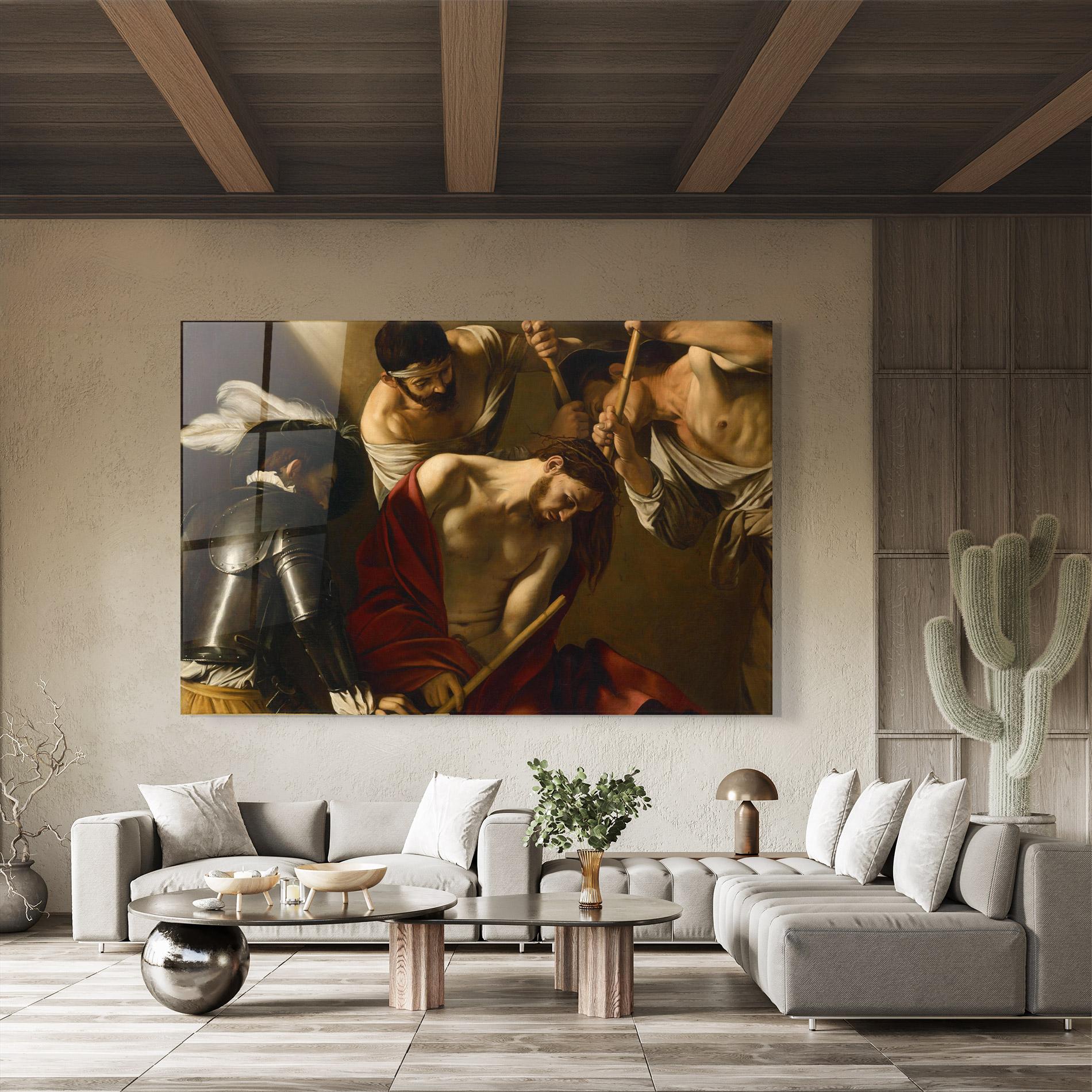 Üvegkép Crowning With Thorns mockup 8