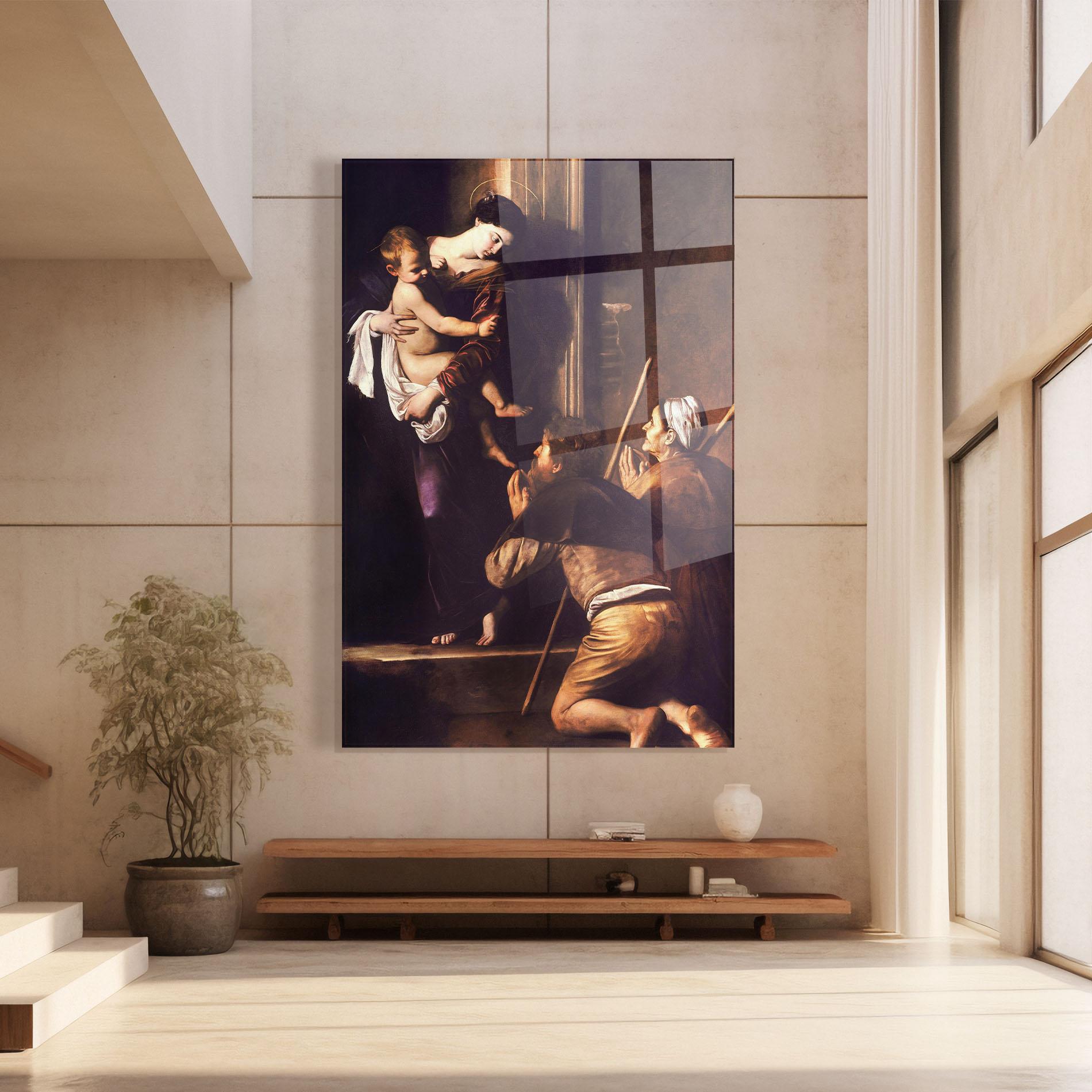 Üvegkép Madonna Di Loreto mockup 8