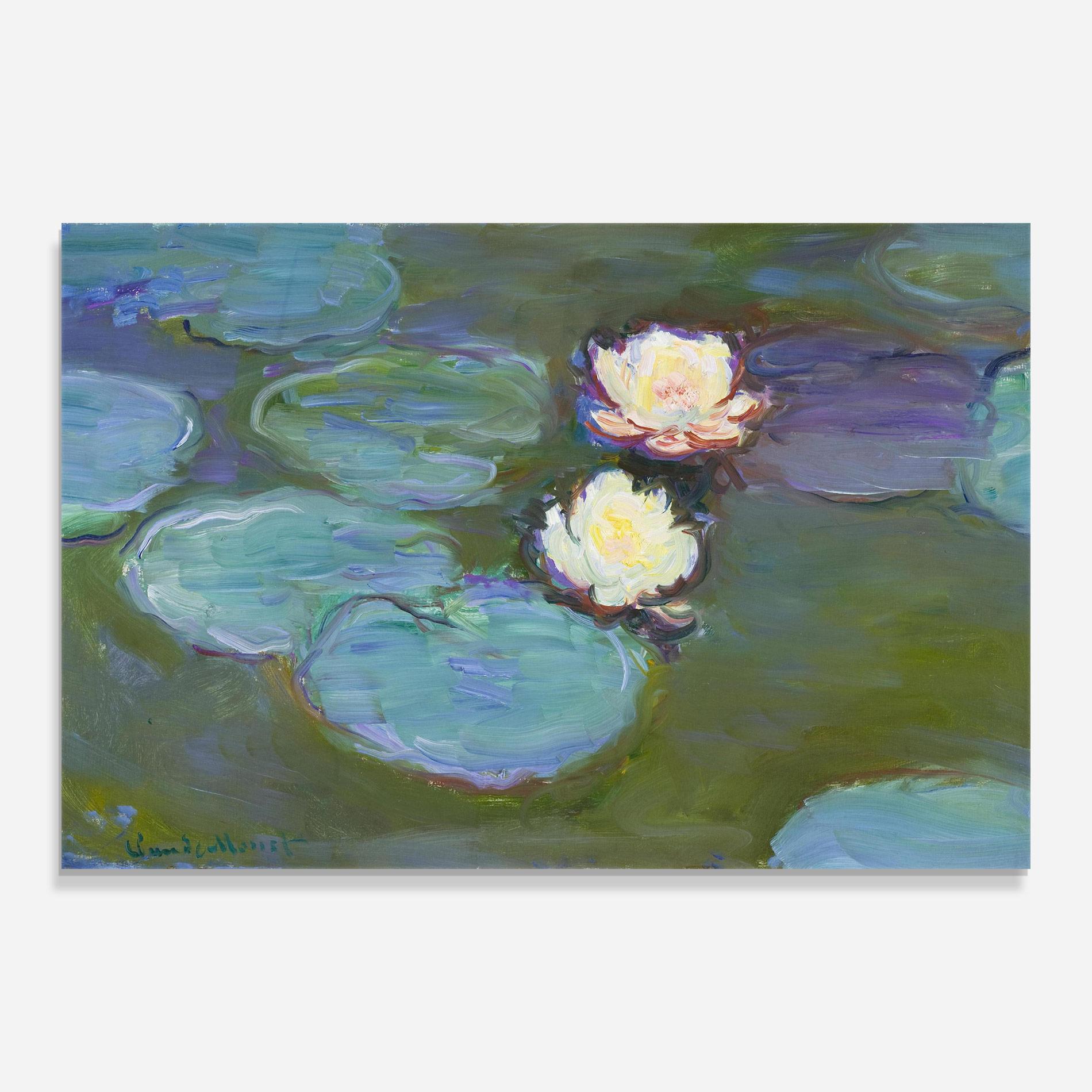 Üvegkép Nympheas Monet. mockup 0
