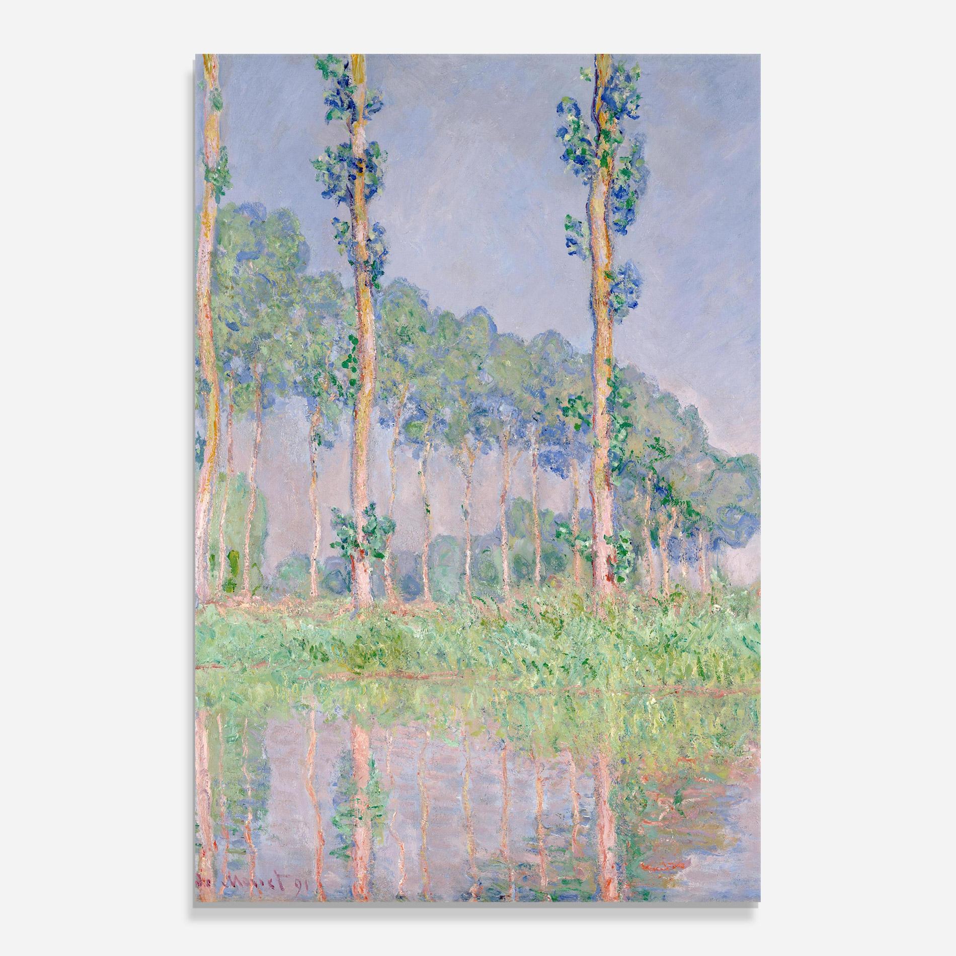 Üvegkép Monet Pink Effect mockup 0